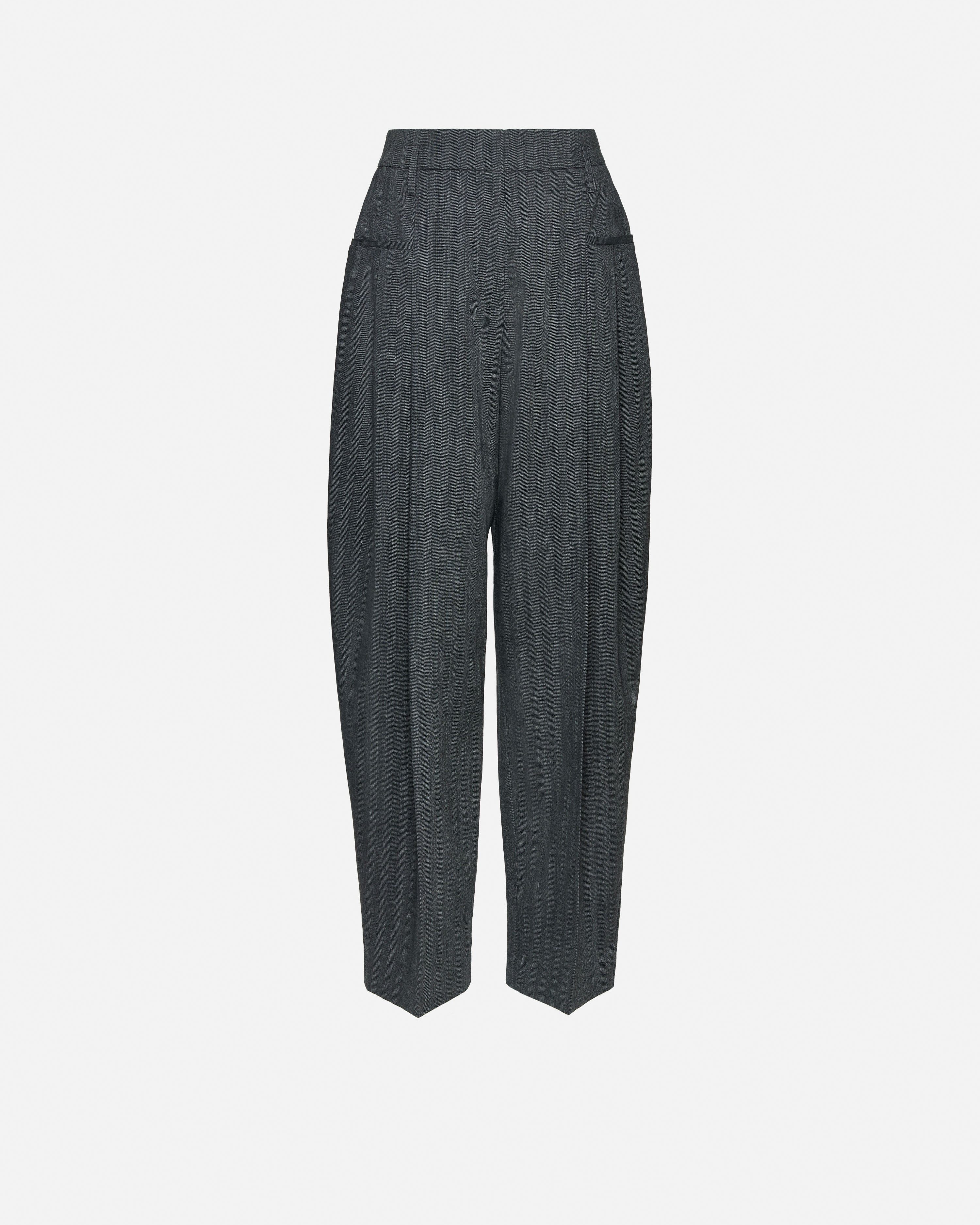 VESARO GRAPHITE SUIT TROUSERS