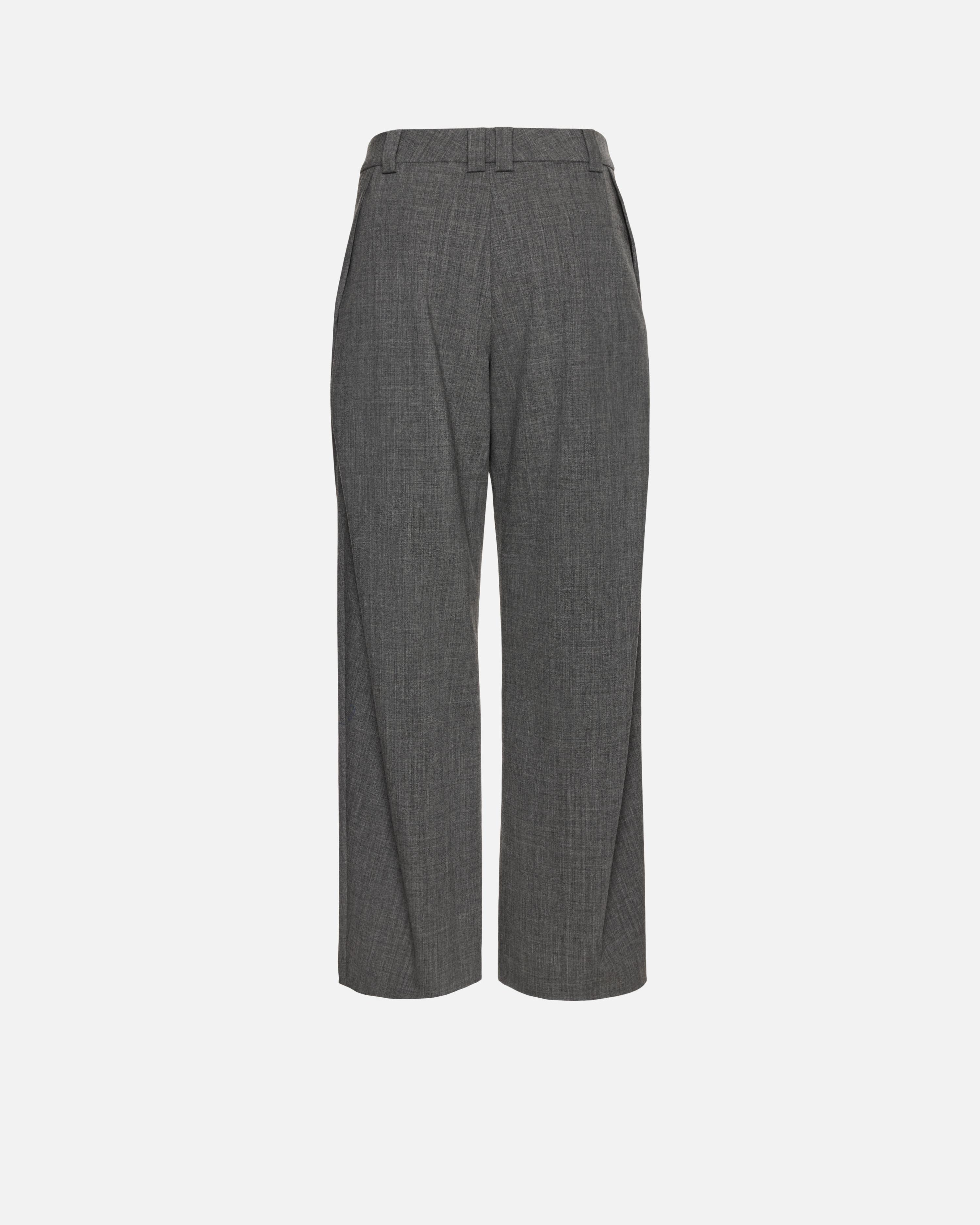 SPODNIE GARNITUROWE WELLS GREY MELANGE