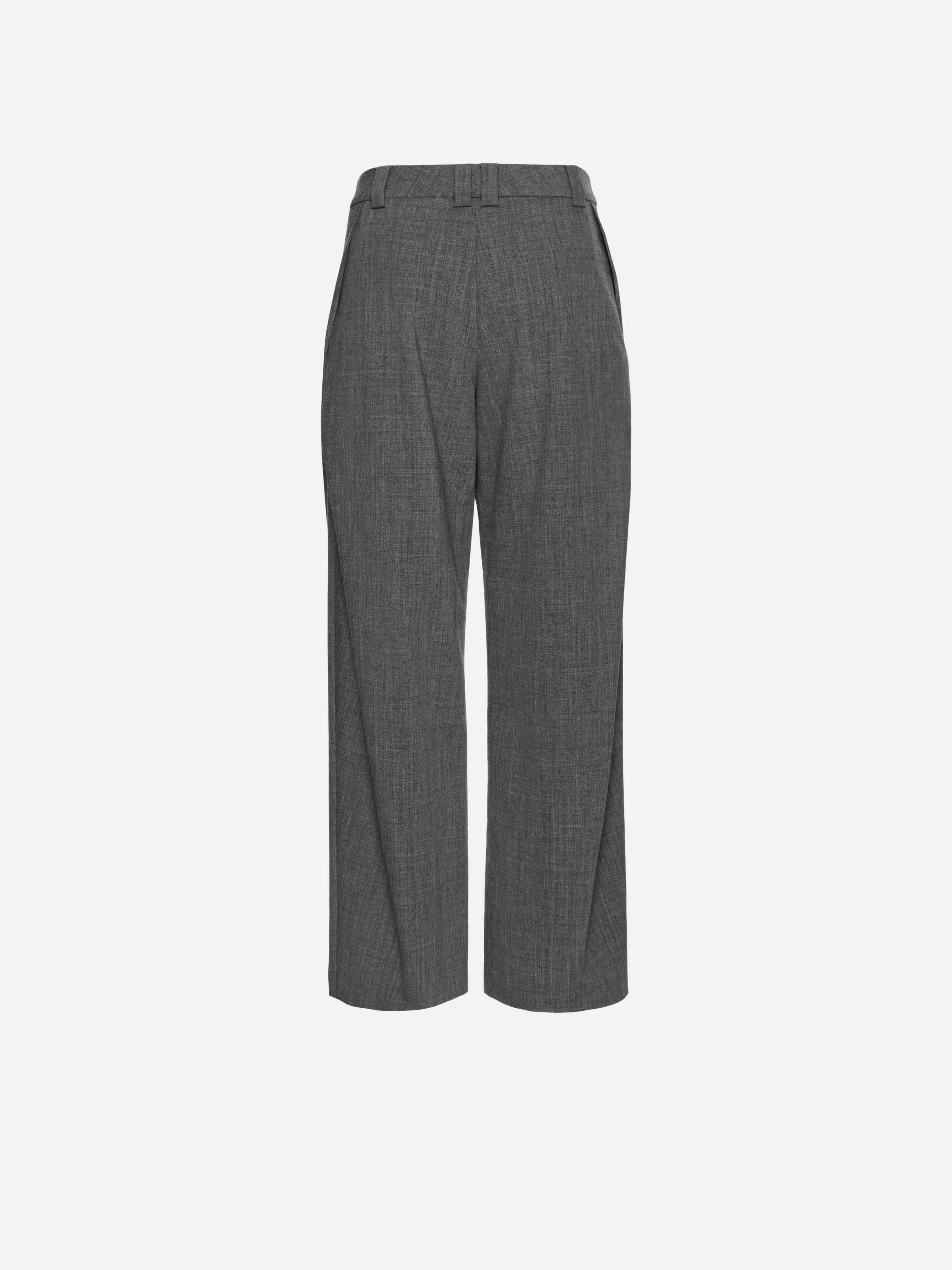 SPODNIE GARNITUROWE WELLS GREY MELANGE