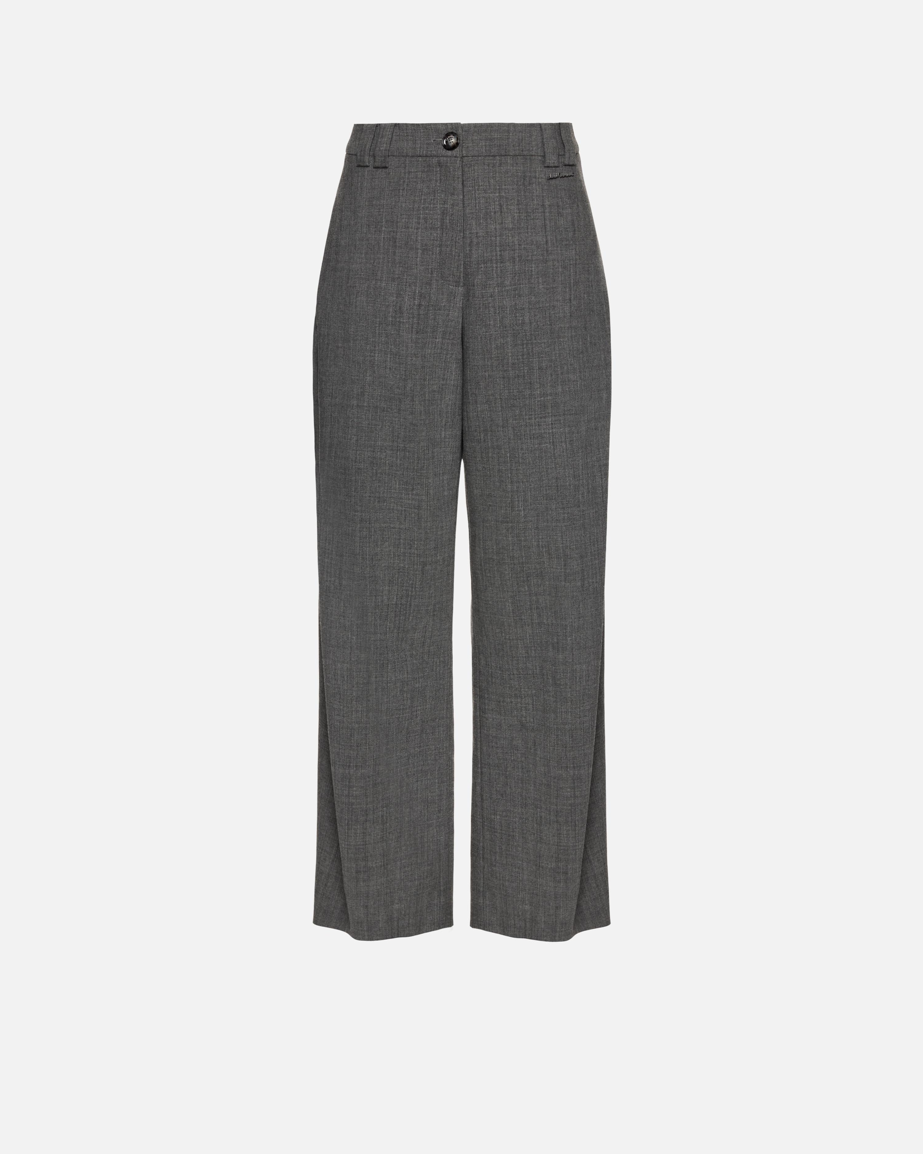 SPODNIE GARNITUROWE WELLS GREY MELANGE