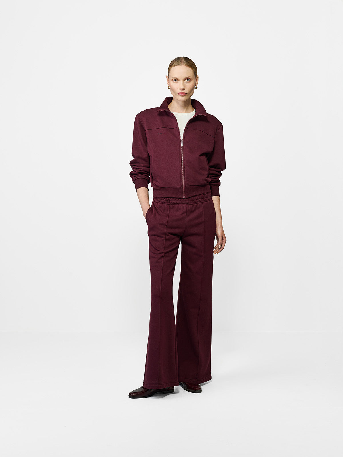 BLUZA ROZPINANA AMAL BURGUNDY