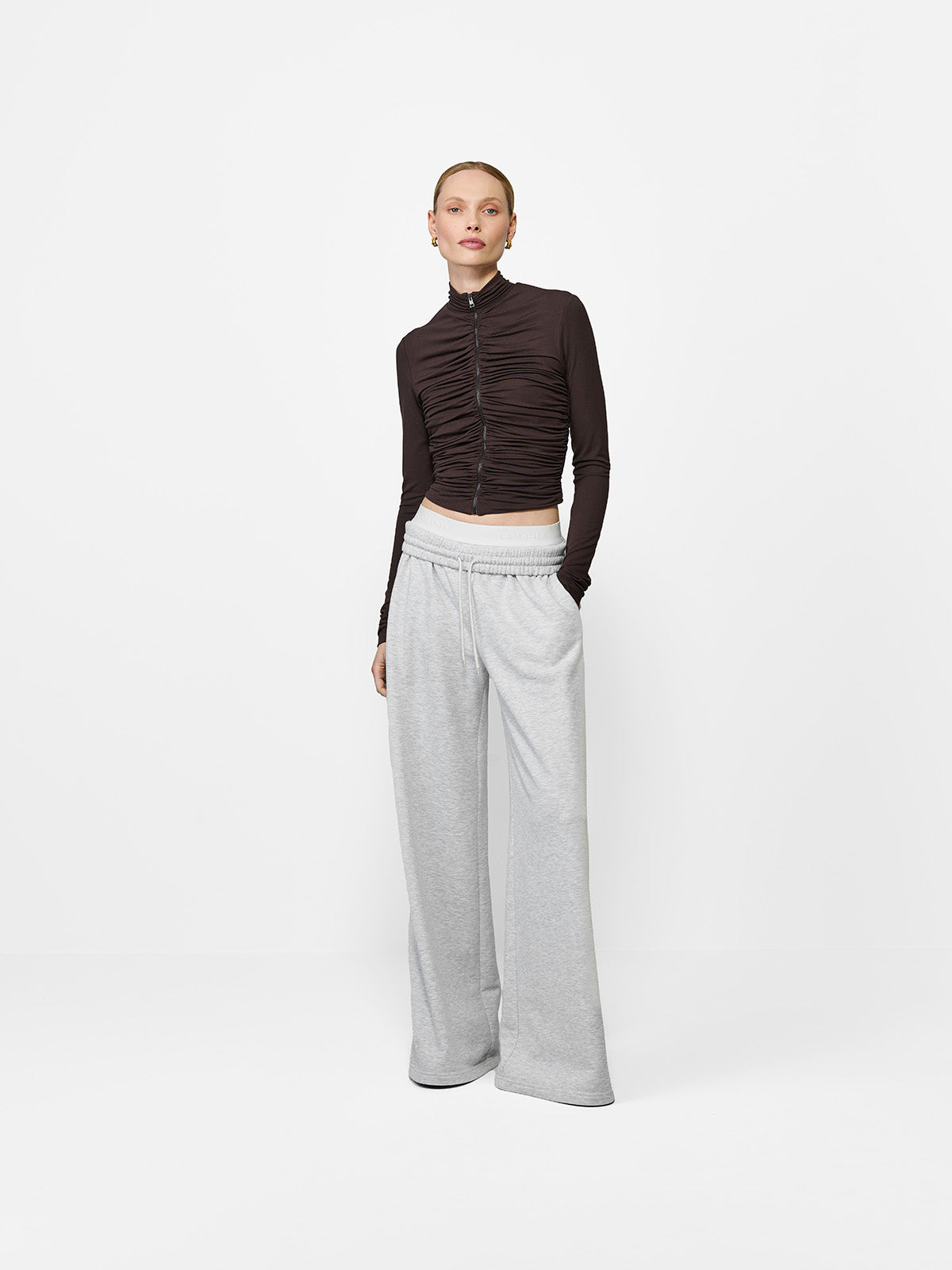LONGSLEEVE ANNIKA DARK CHOCOLATE