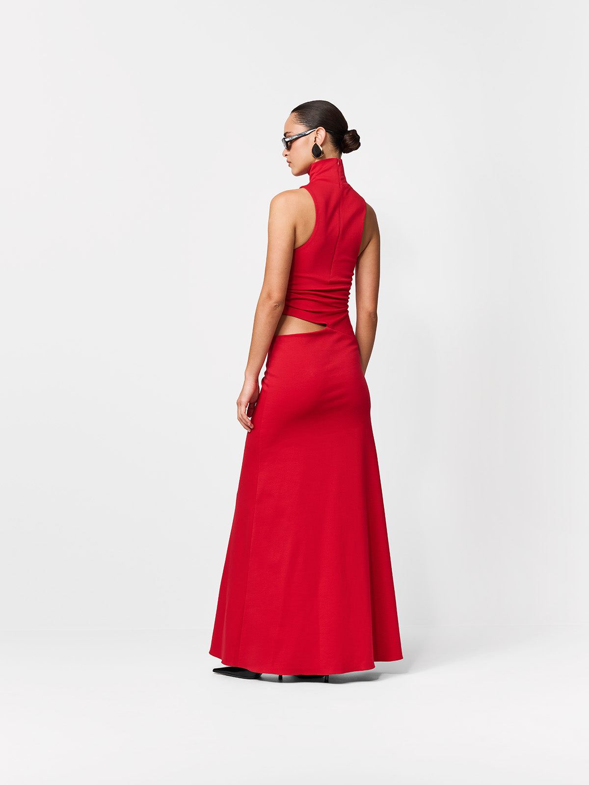 SUKIENKA MAXI ASHER ELECTRIC RED