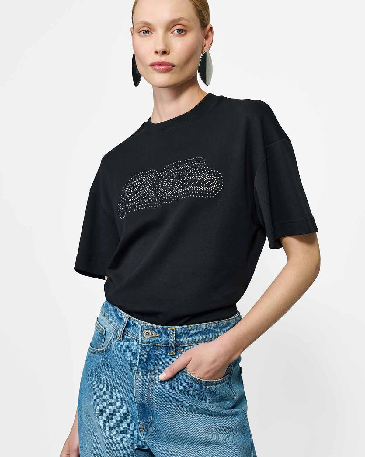 T-SHIRT AVE BLACK