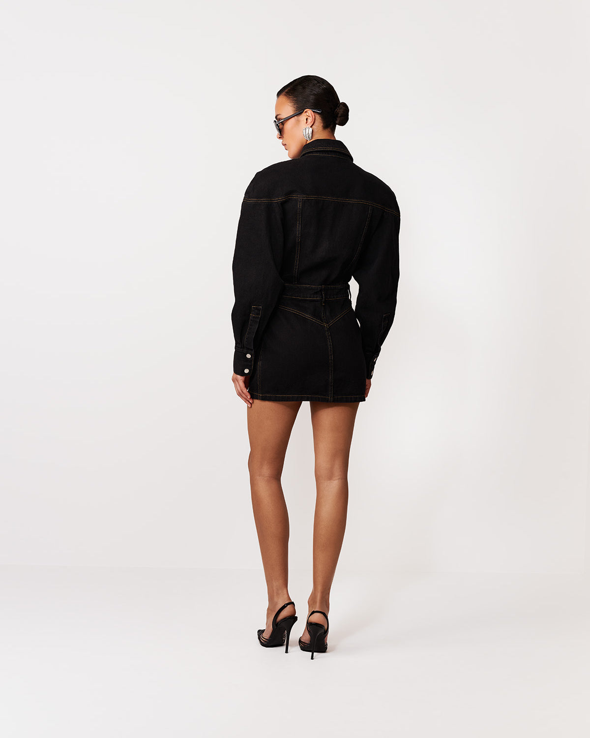 SUKIENKA JEANSOWA AVERY BLACK