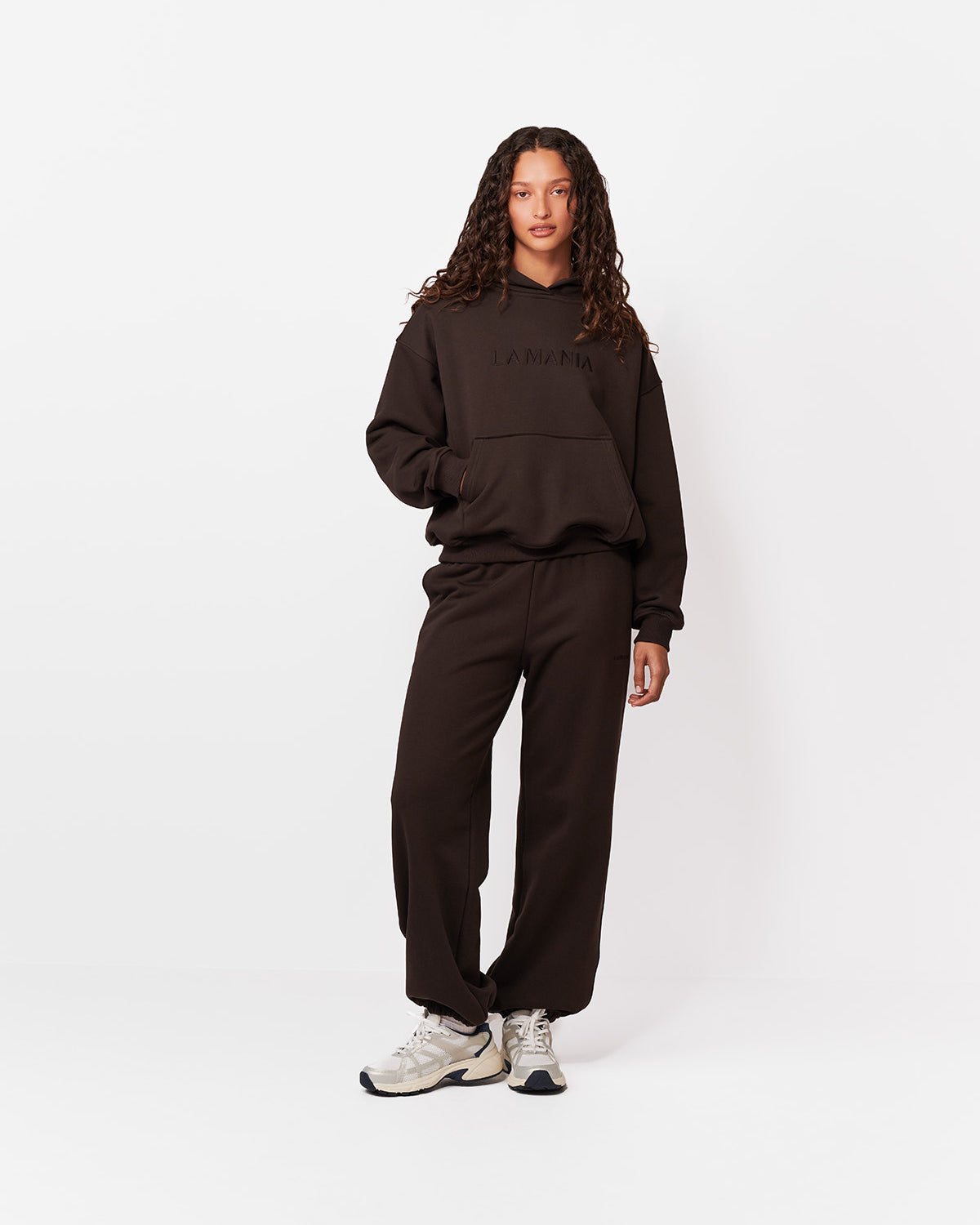 BLUZA Z KAPTUREM BROOK DARK CHOCOLATE
