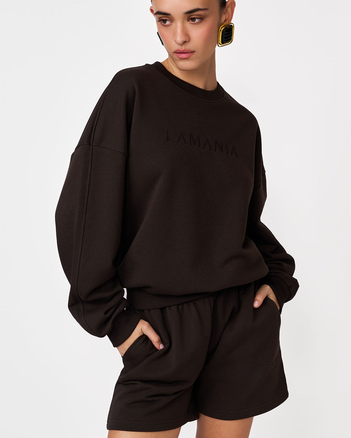 BLUZA BEZ KAPTURA BEL DARK CHOCOLATE