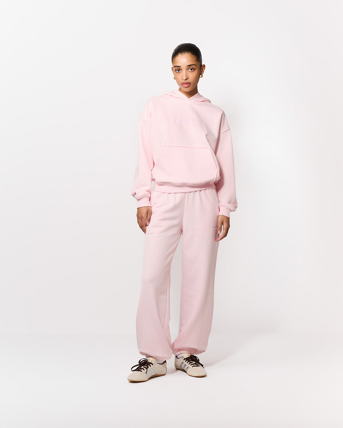 BLUZA Z KAPTUREM BROOK PASTEL PINK