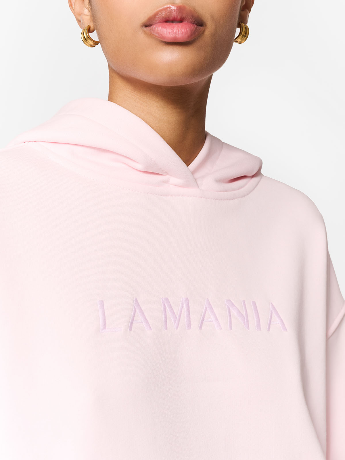 BLUZA Z KAPTUREM BROOK PASTEL PINK
