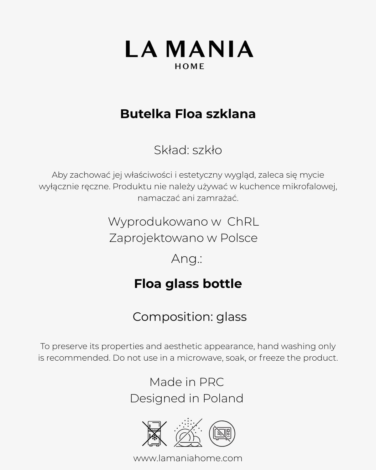 FLOA GLASS BOTTLE
