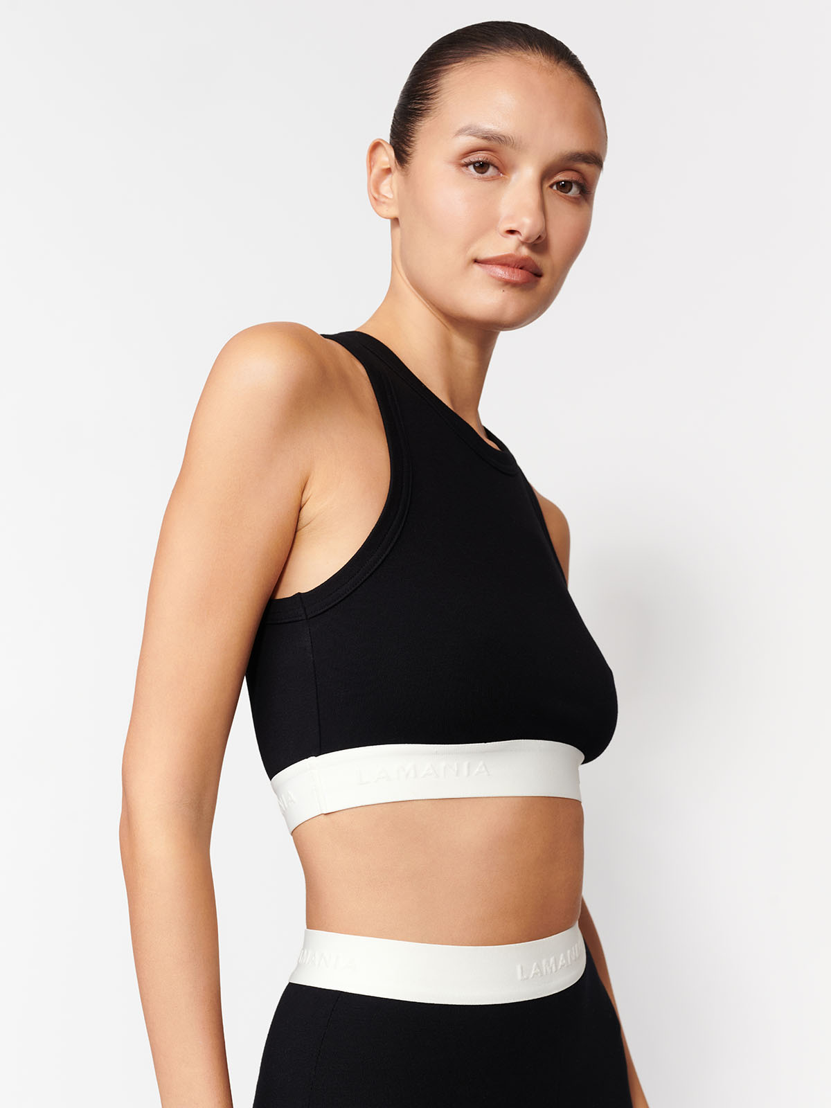 CROP TOP CANIS BLACK