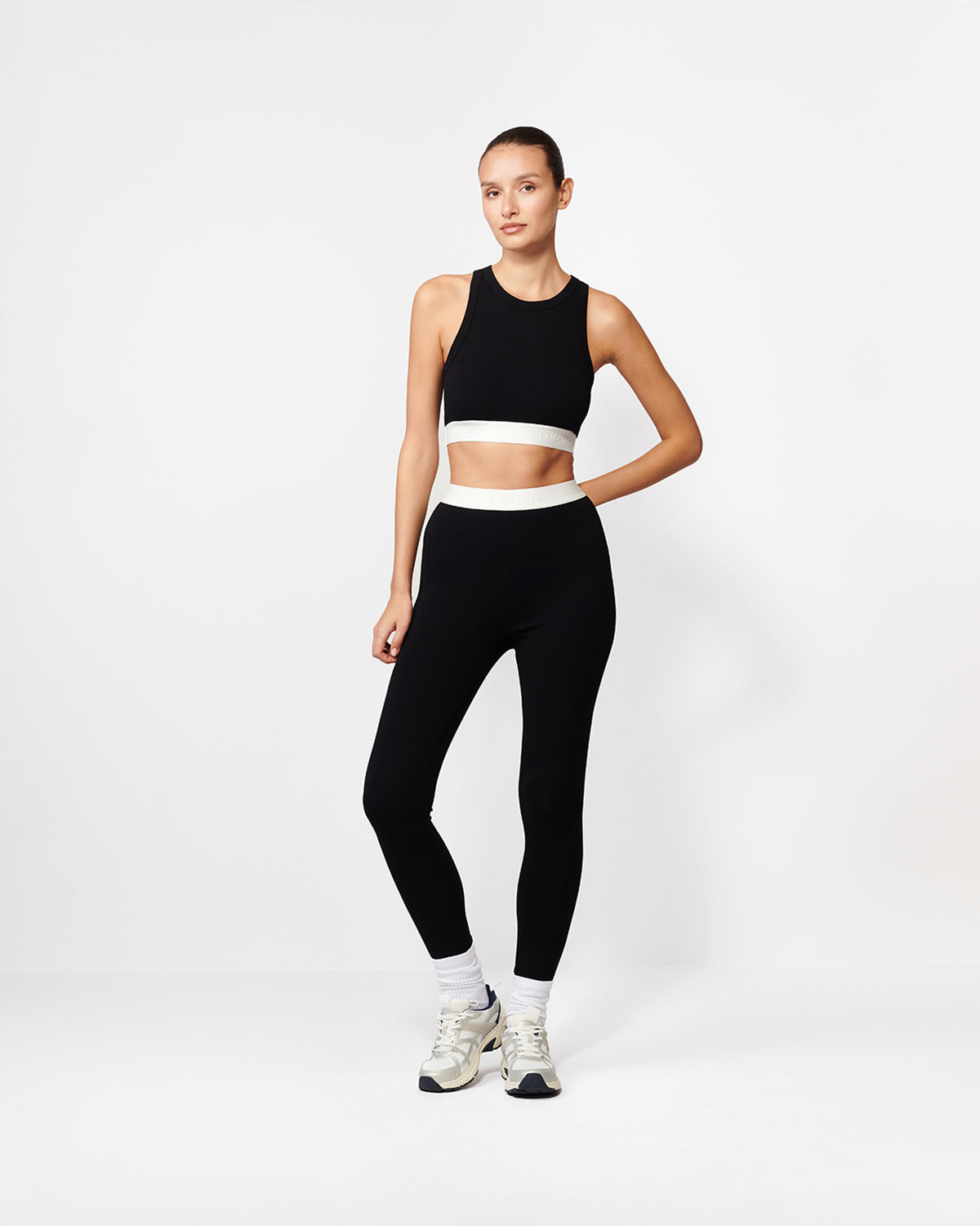 CROP TOP CANIS BLACK