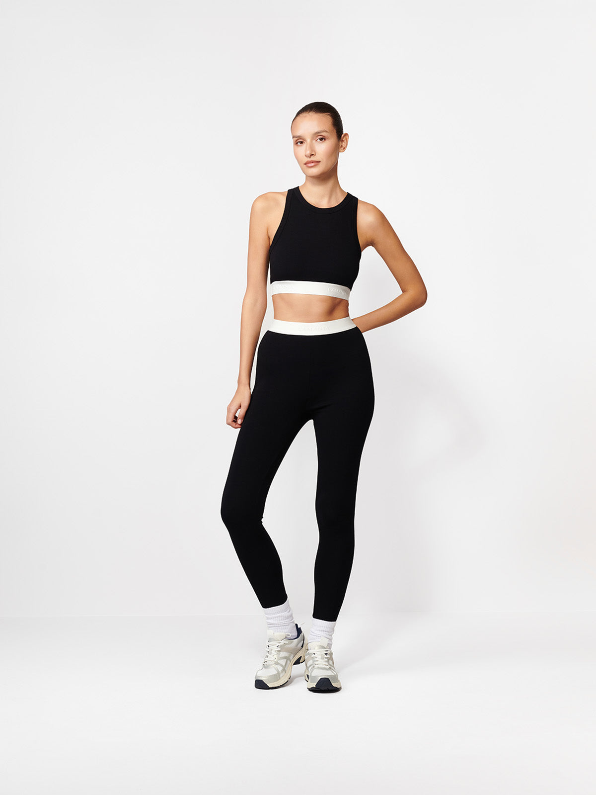 CROP TOP CANIS BLACK