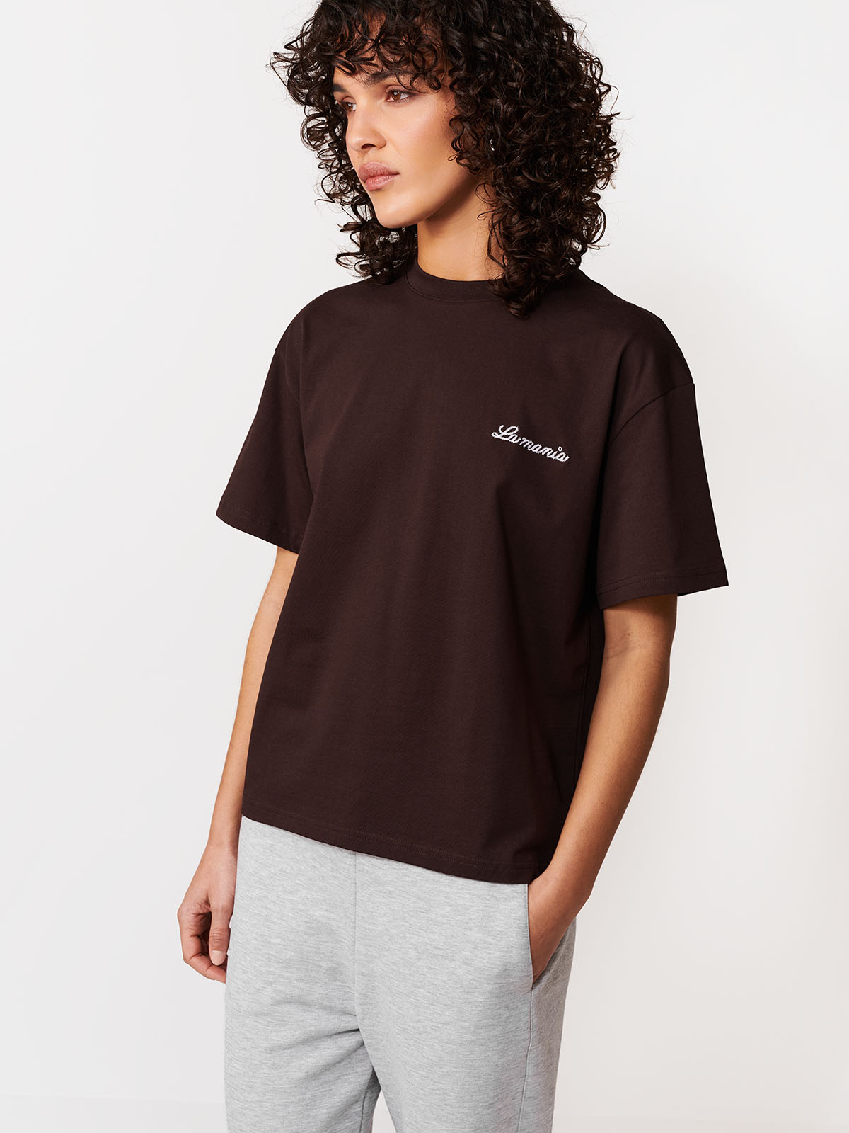 T-SHIRT CARENA DARK CHOCOLATE