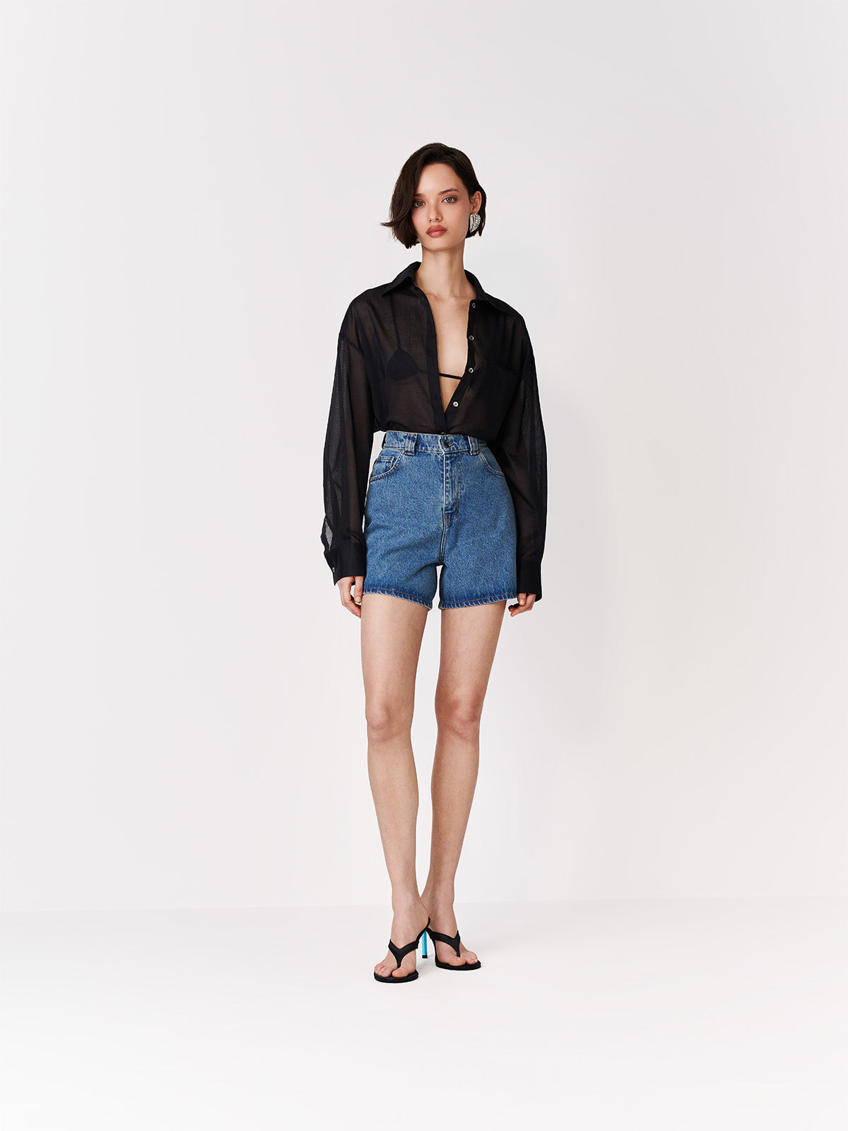 SZORTY JEANSOWE CAROLINE CLASSIC BLUE