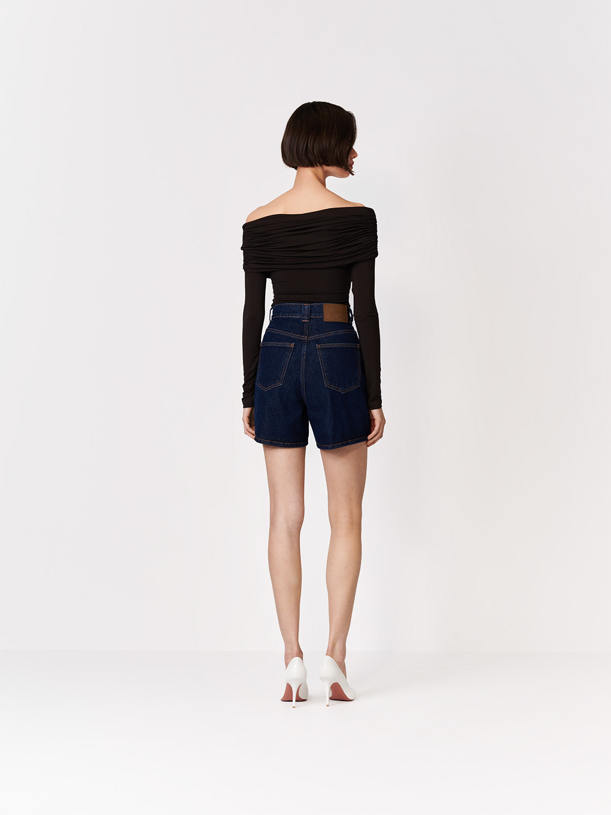 SZORTY JEANSOWE CAROLINE DARK INDYGO