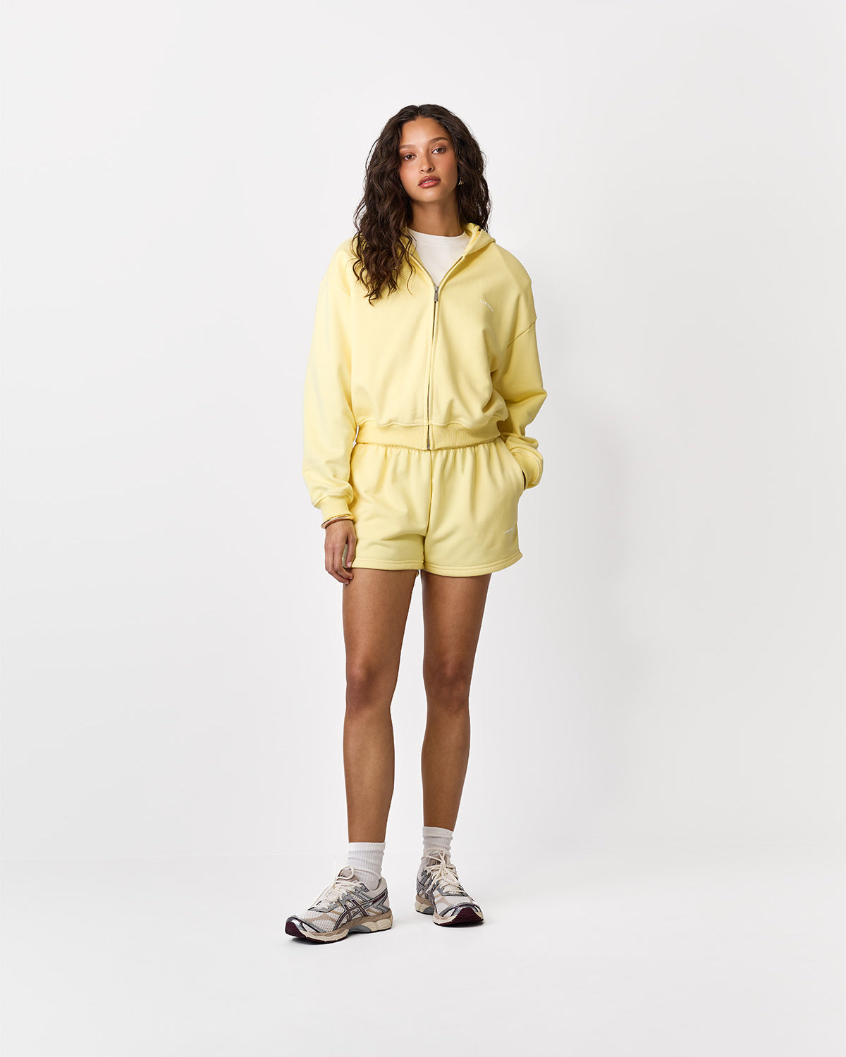 SZORTY DRESOWE BOBBI PASTEL YELLOW