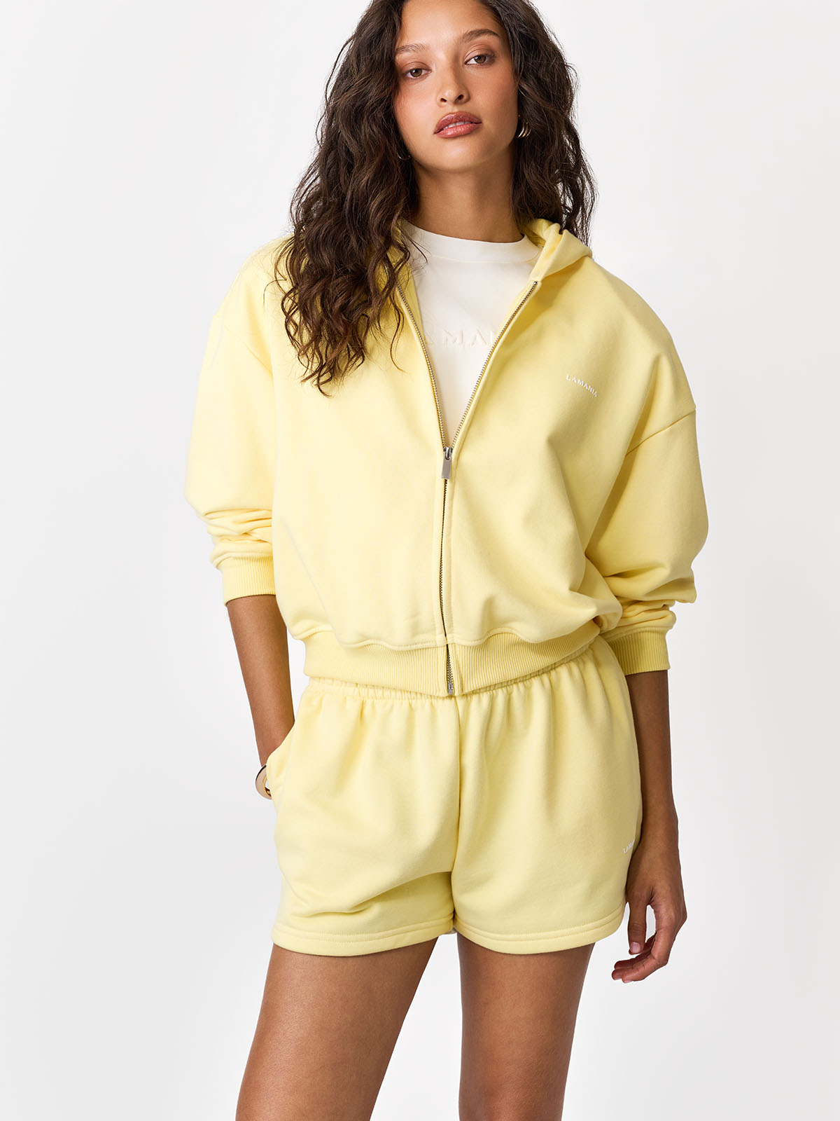 BLUZA ROZPINANA CEDRIC PASTEL YELLOW
