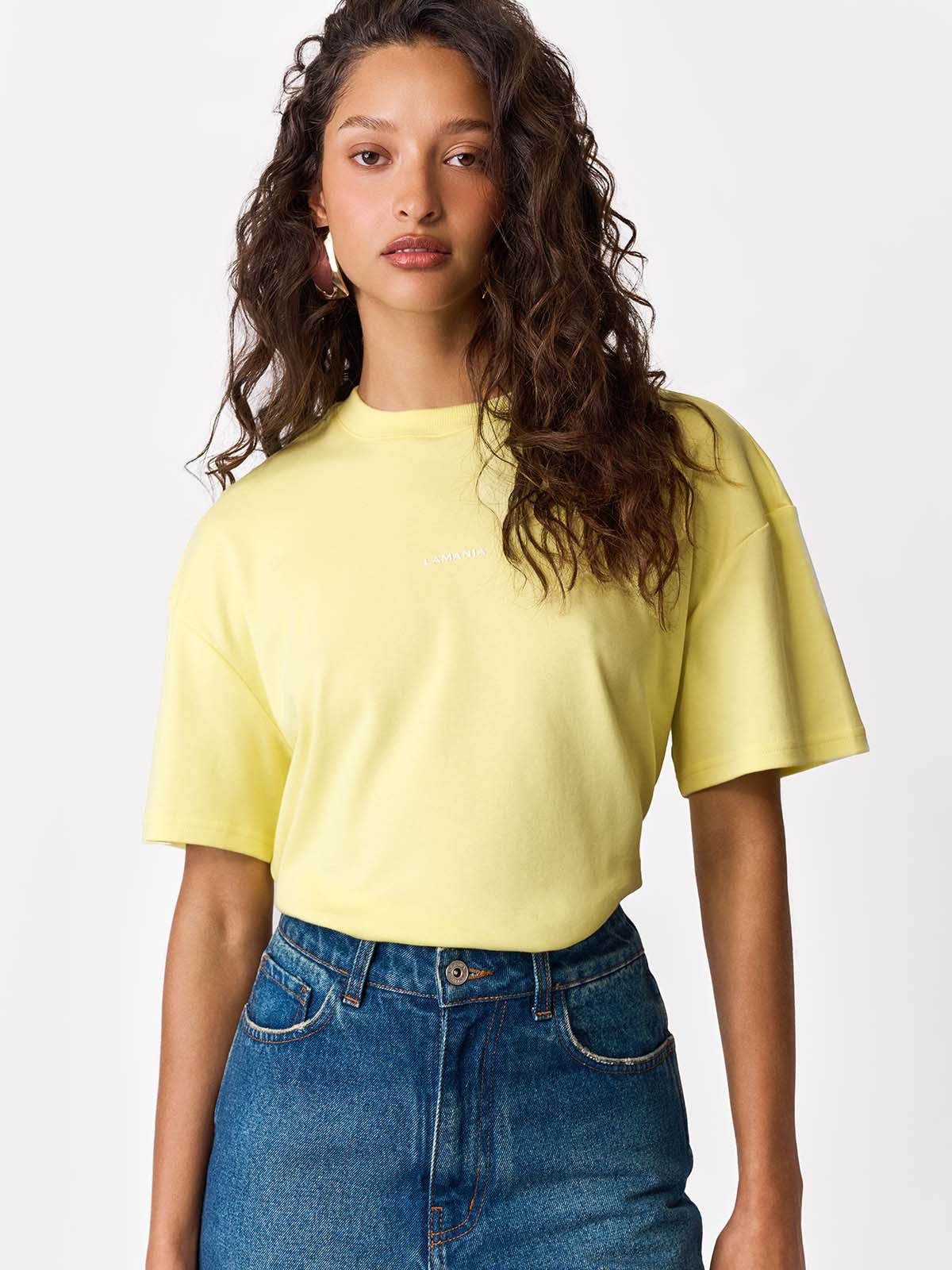 T-SHIRT COEN PASTEL YELLOW