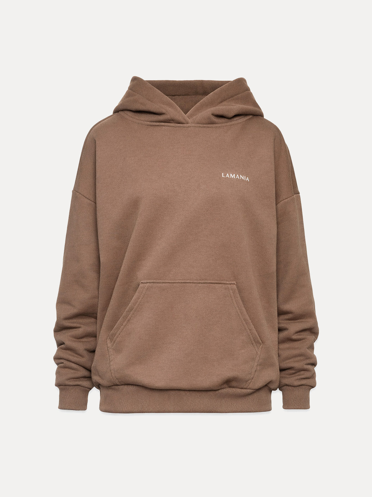 BLUZA Z KAPTUREM TRACK CARAMEL