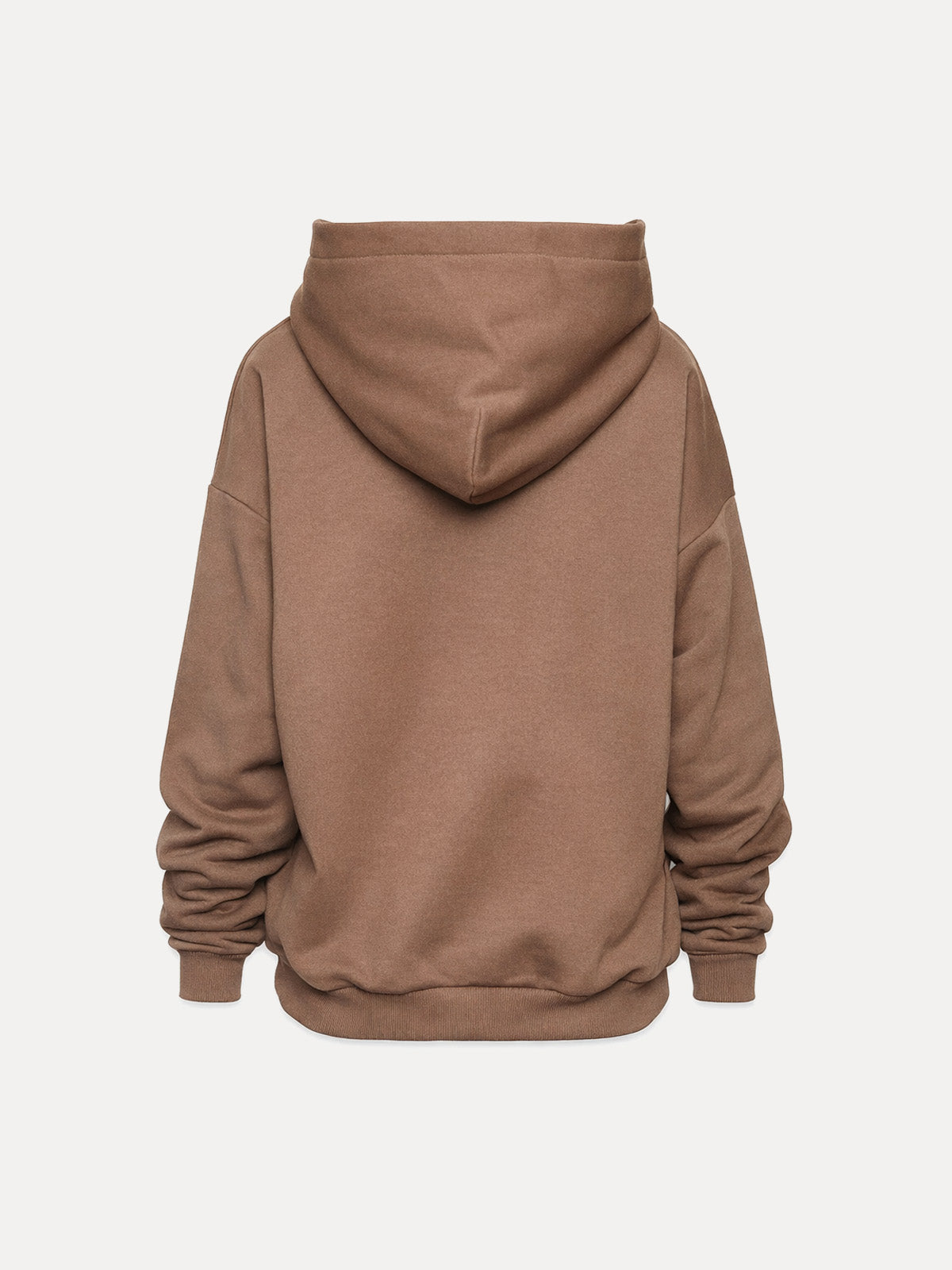 BLUZA Z KAPTUREM TRACK CARAMEL