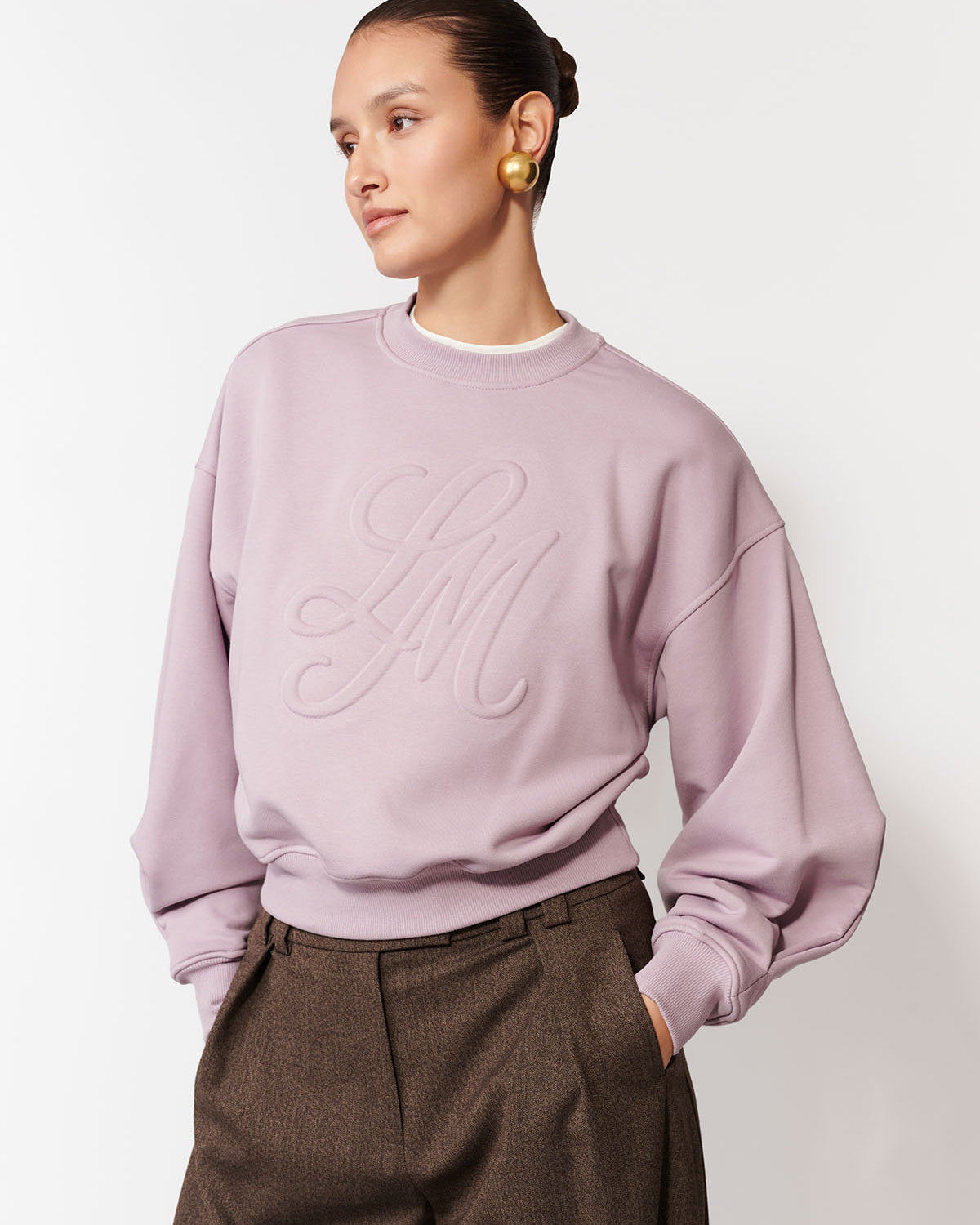 BLUZA CREMA LILAC