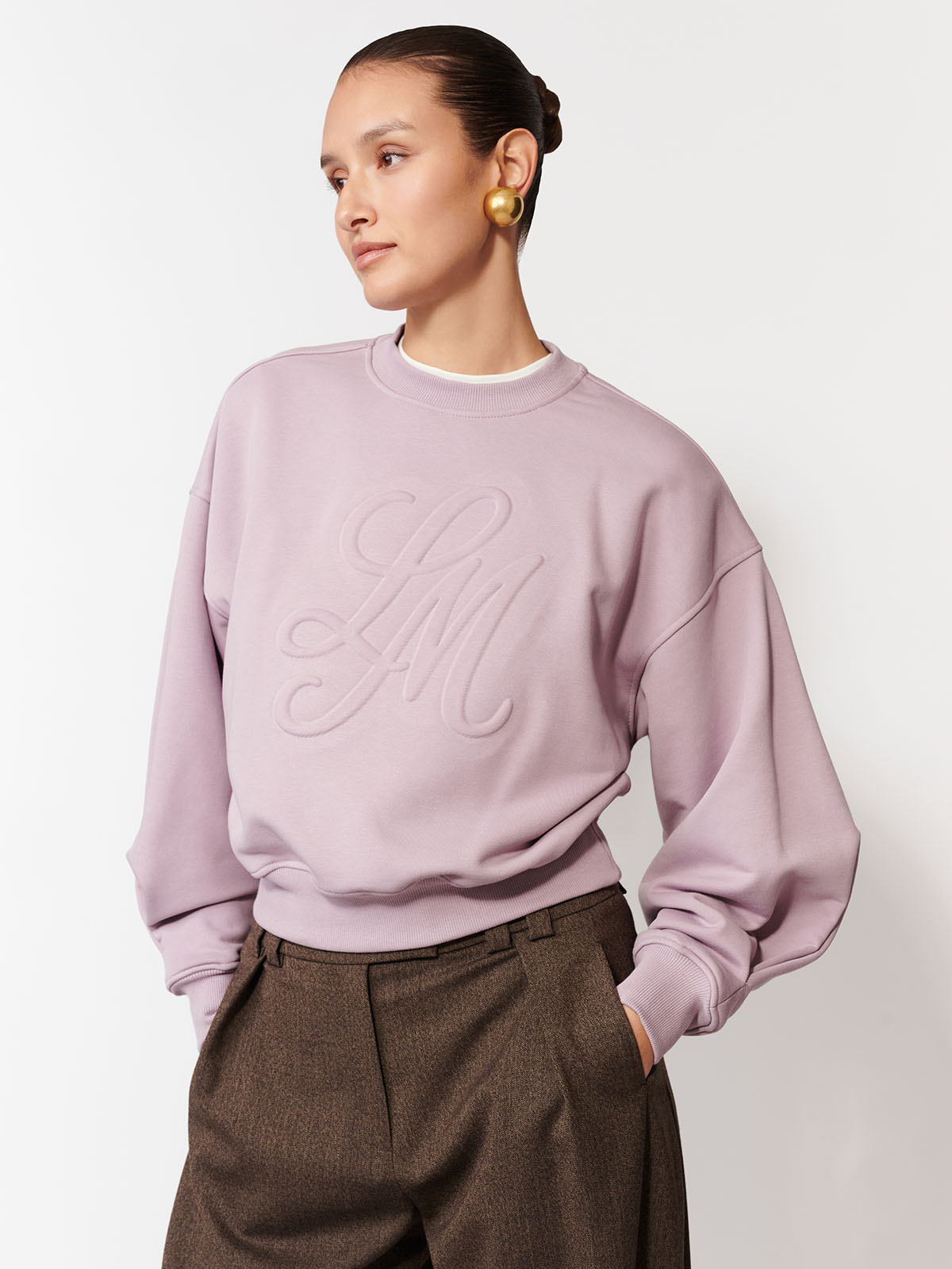 BLUZA CREMA LILAC