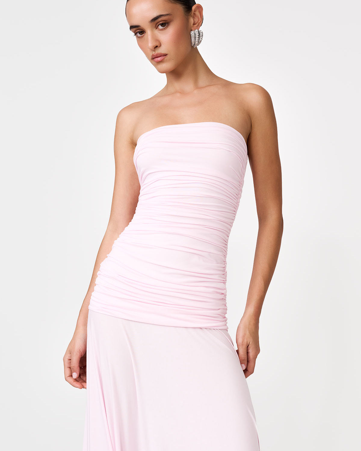 SUKIENKA MAXI DELLA PASTEL PINK