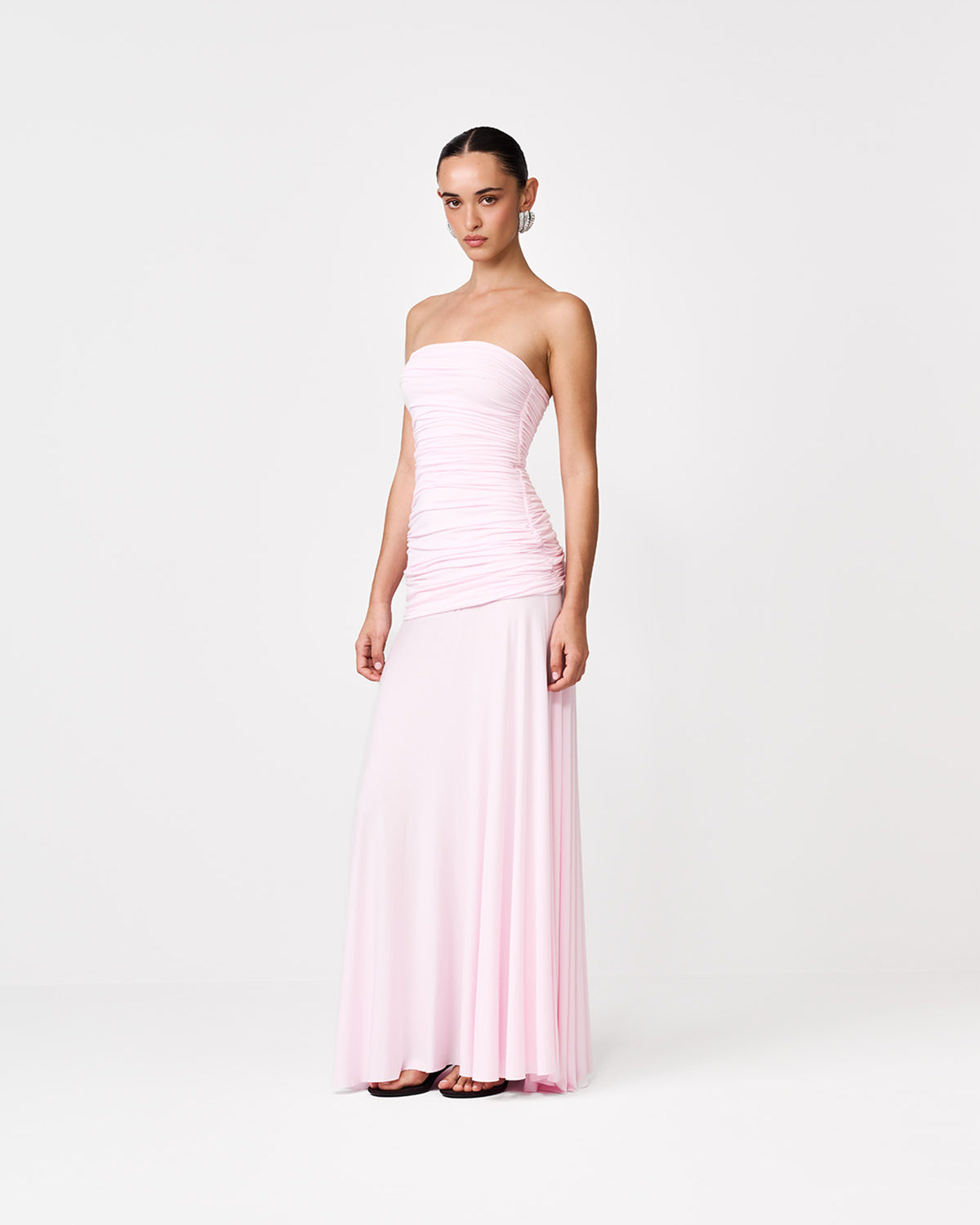SUKIENKA MAXI DELLA PASTEL PINK