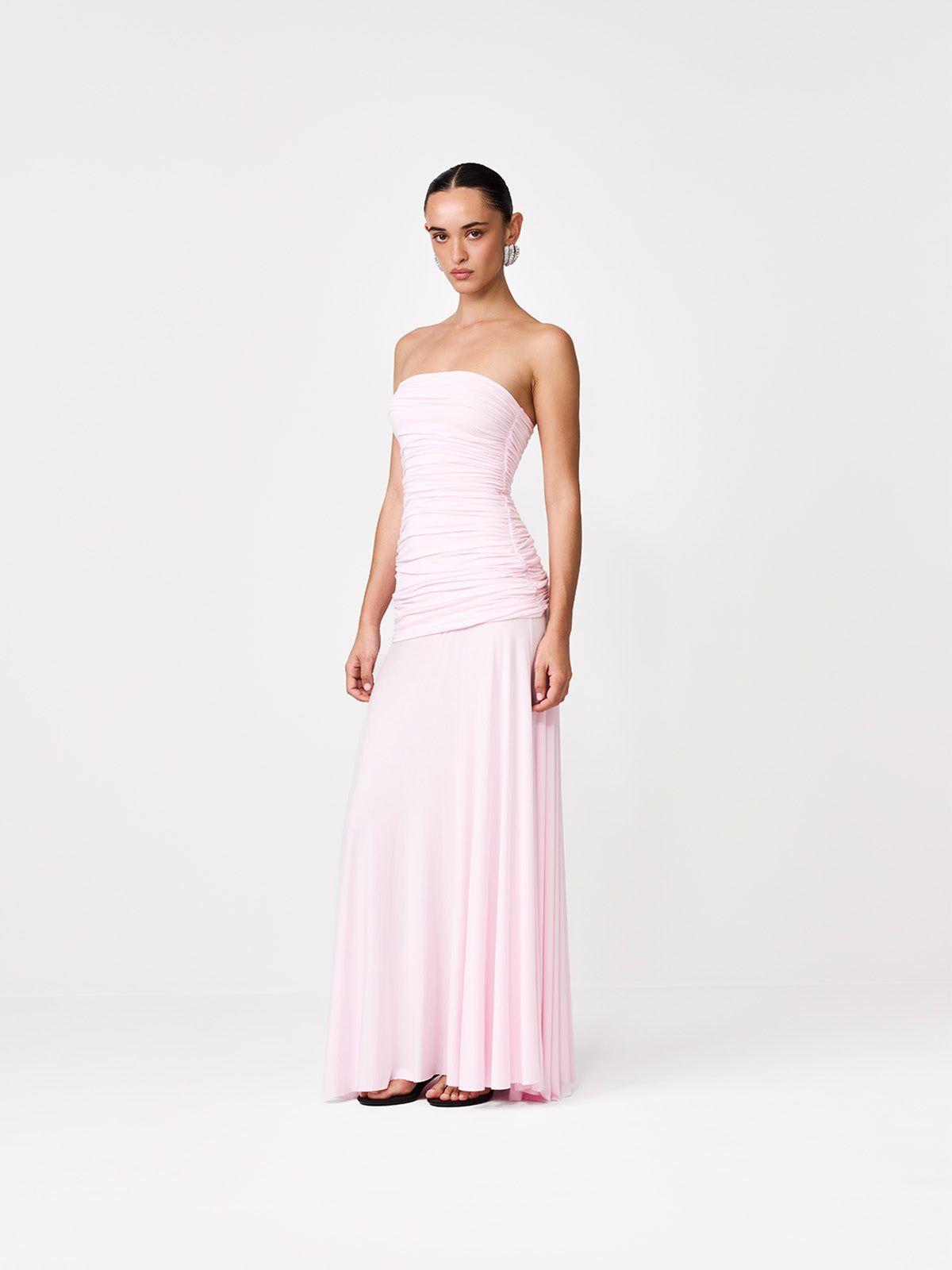 SUKIENKA MAXI DELLA PASTEL PINK