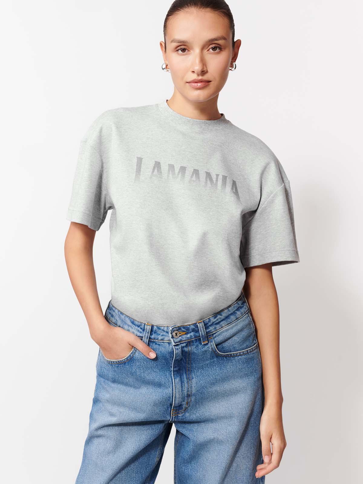 T-SHIRT DEVONTE GREY MELANGE