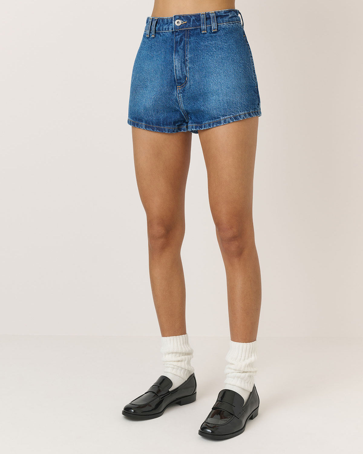 WALI BLUE DENIM SHORTS
