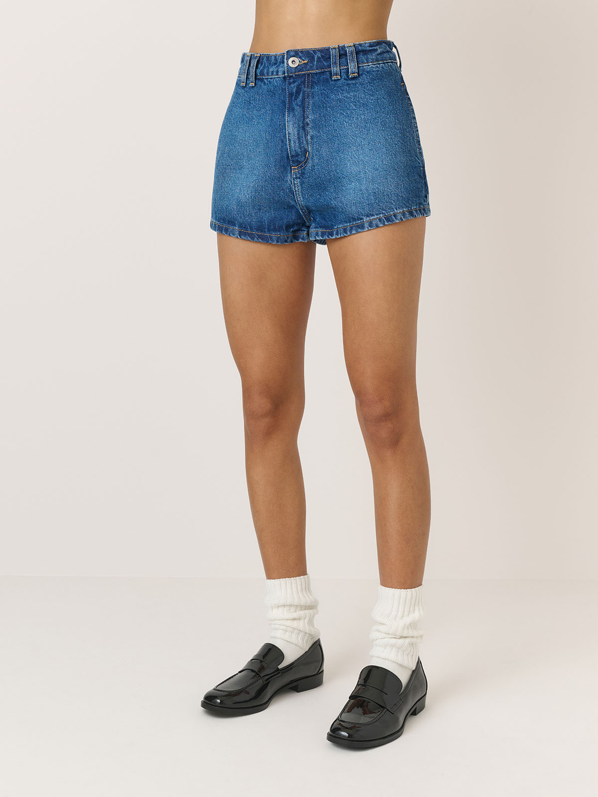 WALI BLUE DENIM SHORTS