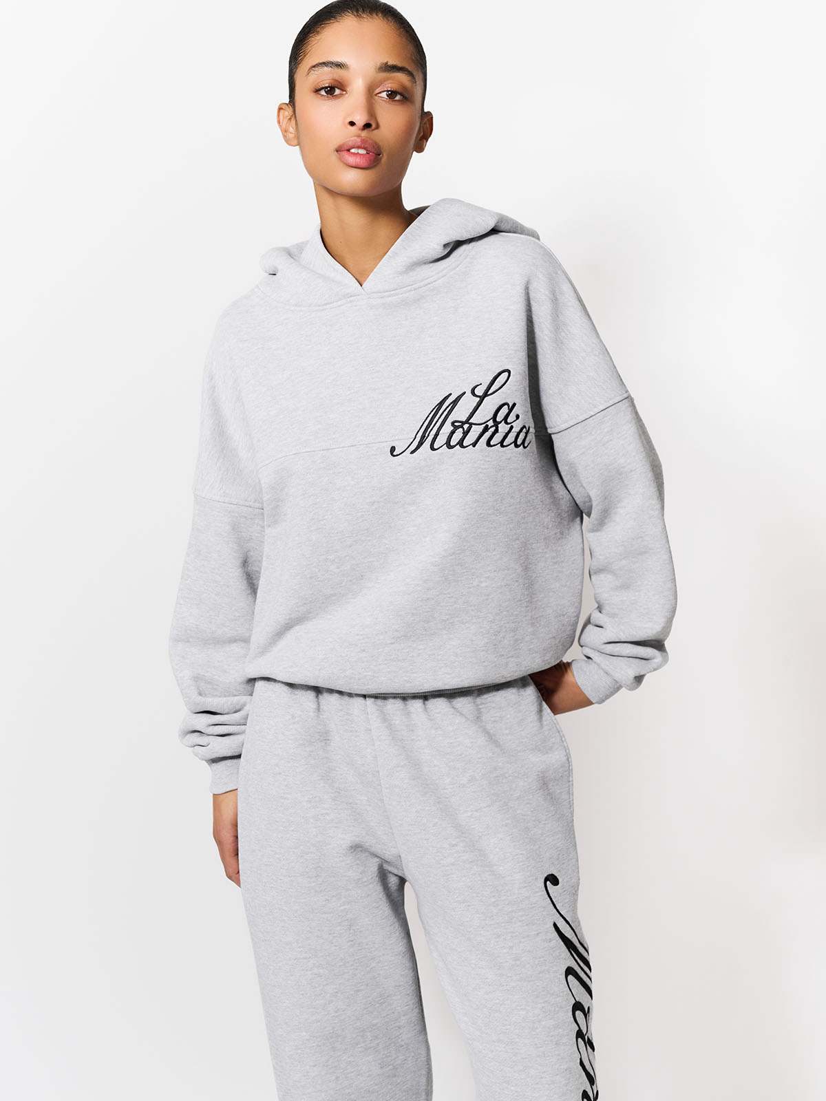 BLUZA Z KAPTUREM FLORIDA GREY MELANGE