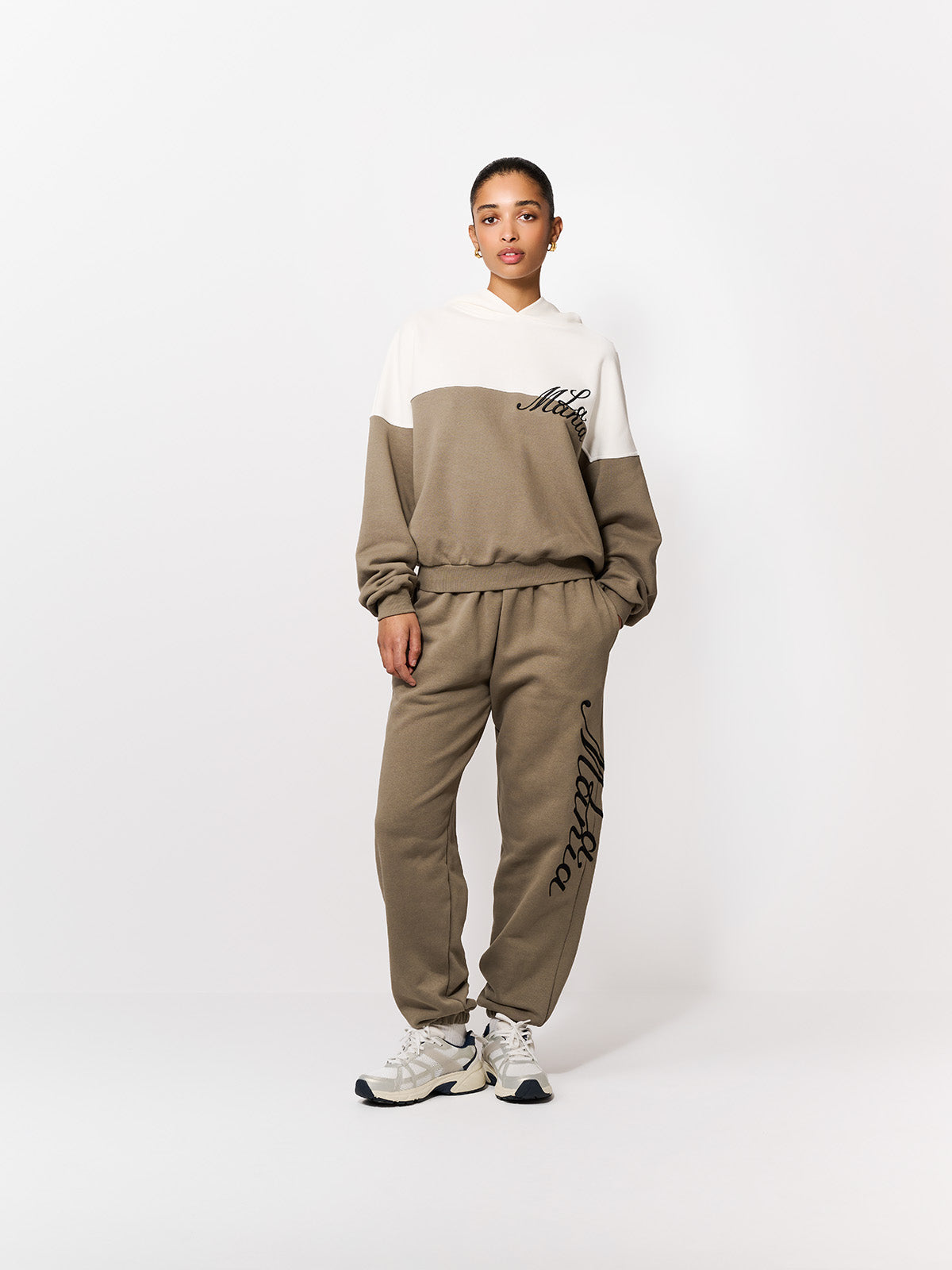 BLUZA Z KAPTUREM FLORIDA OLIVE-ECRU