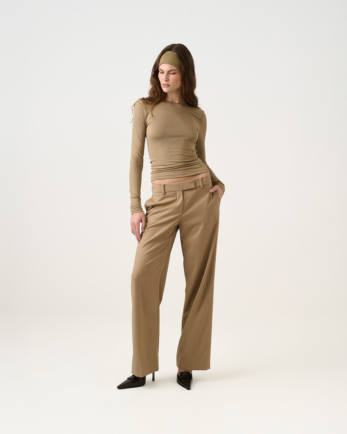 SPODNIE FRANCIS BEIGE