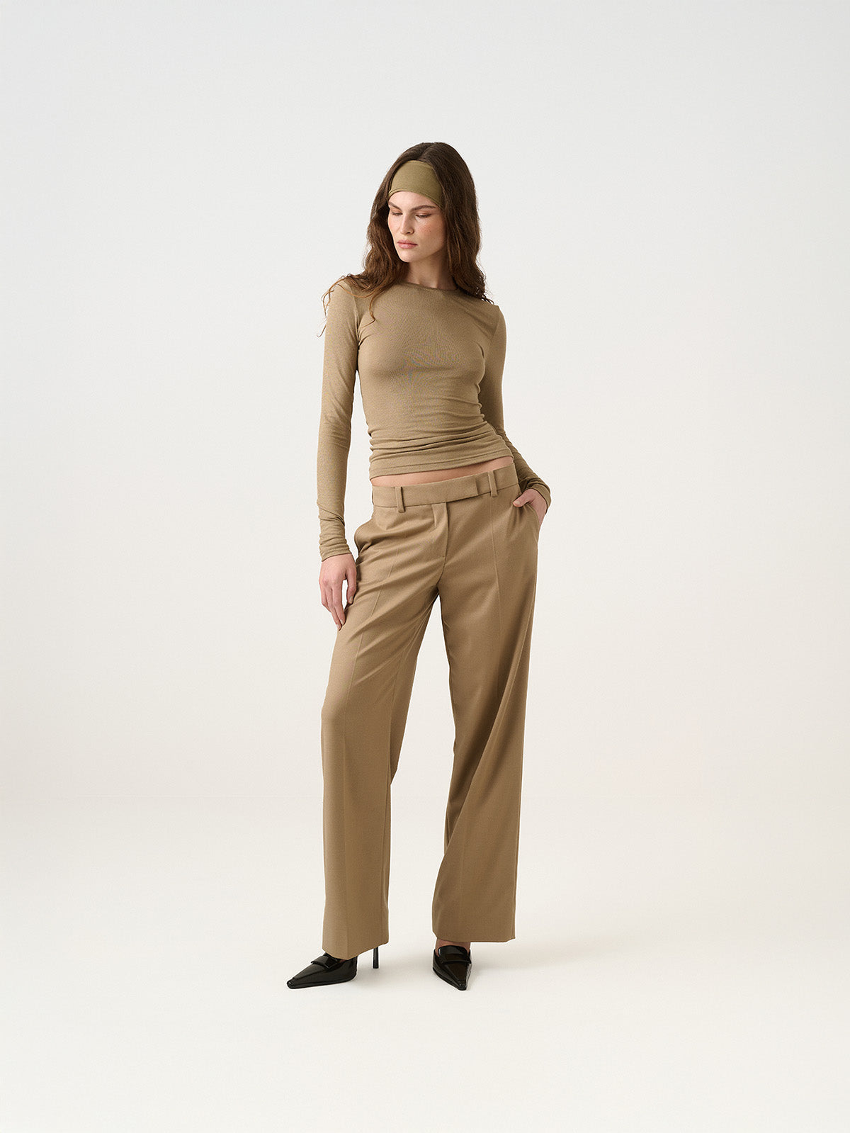 SPODNIE FRANCIS BEIGE
