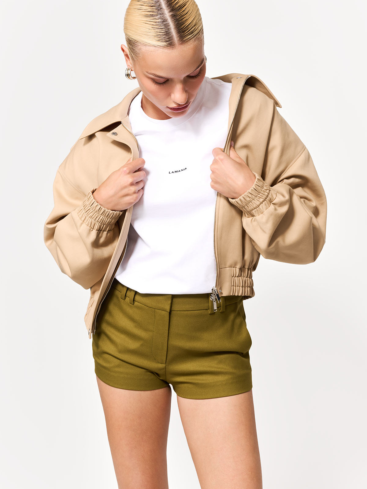SZORTY MINNY OLIVE