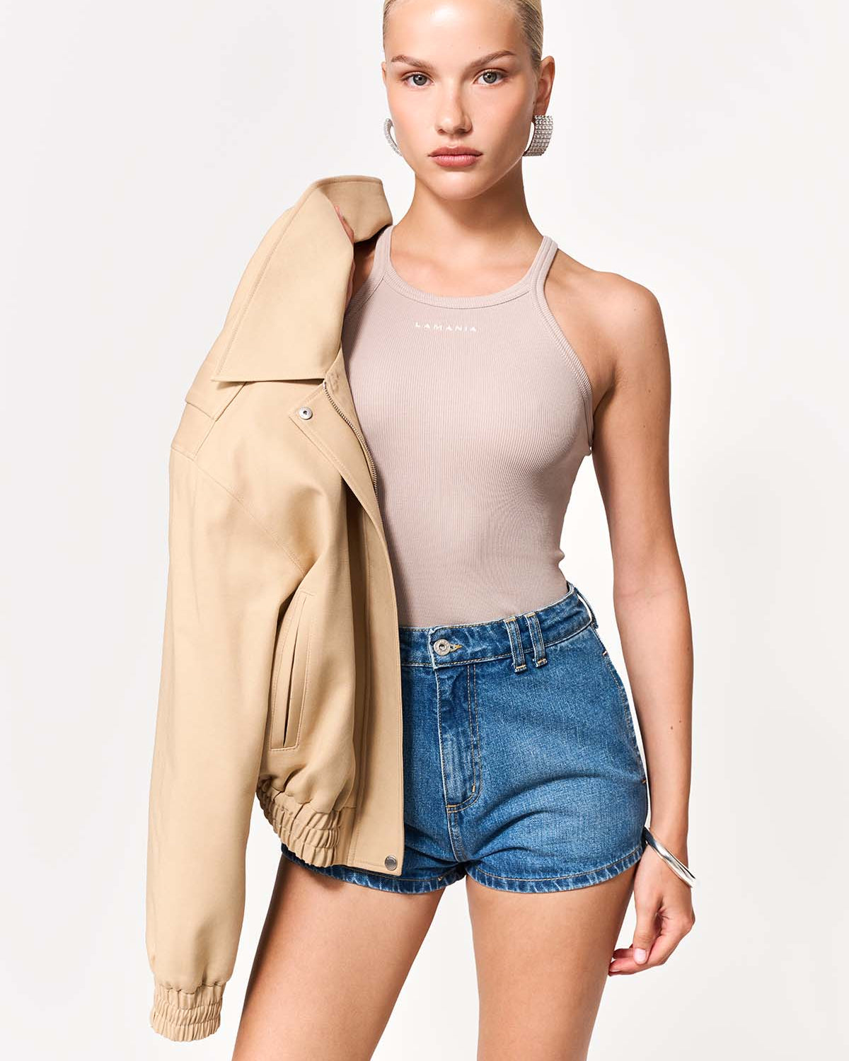 WALI BLUE DENIM SHORTS