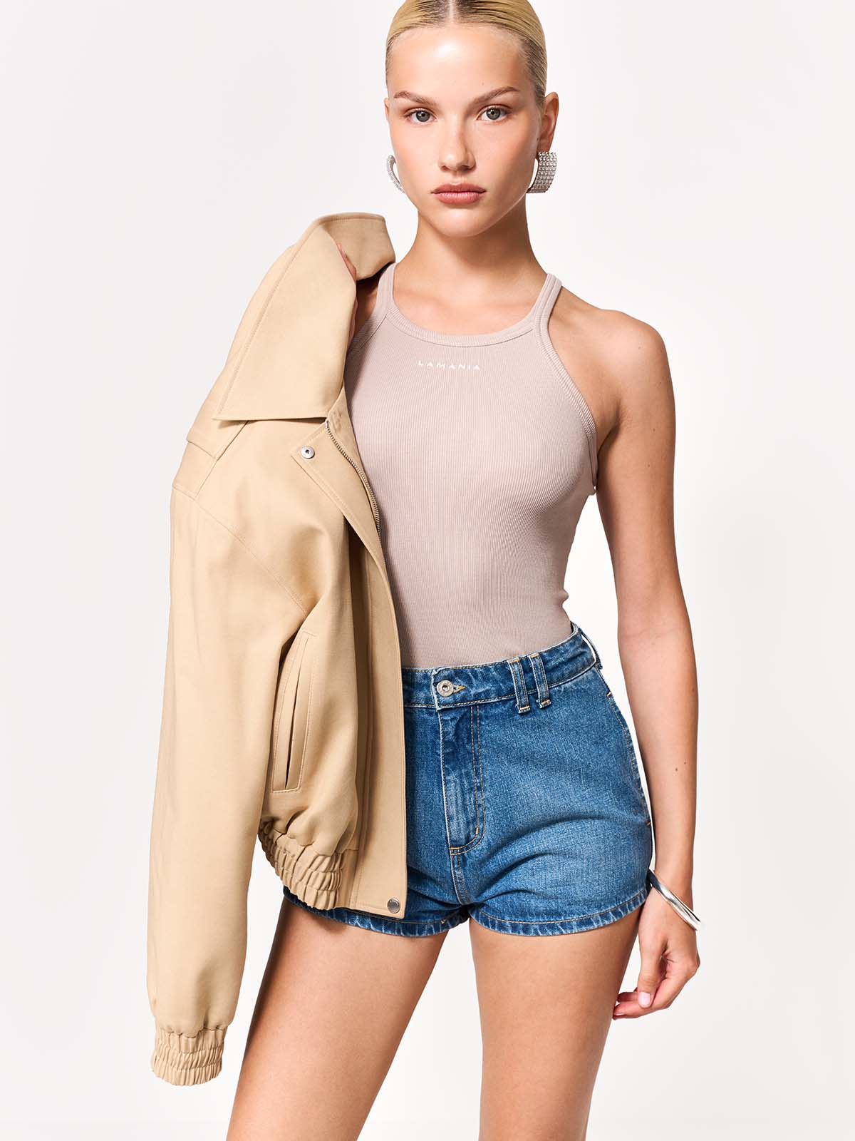 WALI BLUE DENIM SHORTS