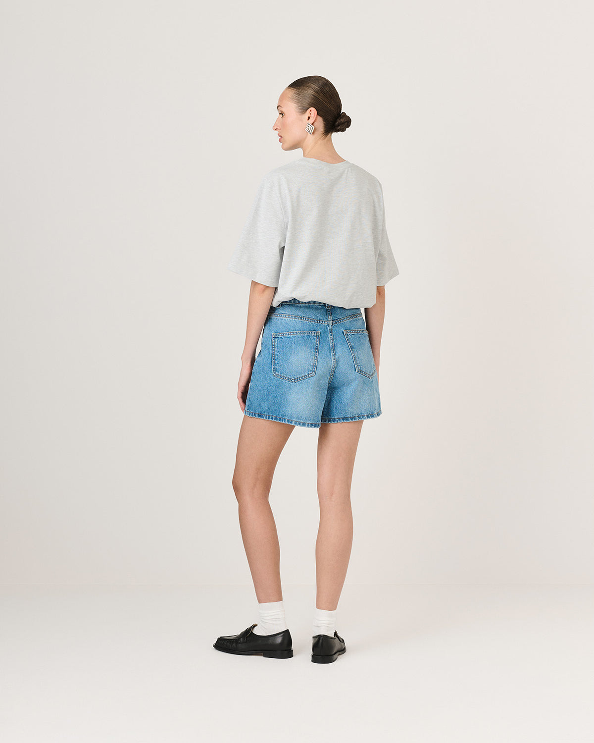 T-SHIRT LUCY LIGHT GREY MELANGE