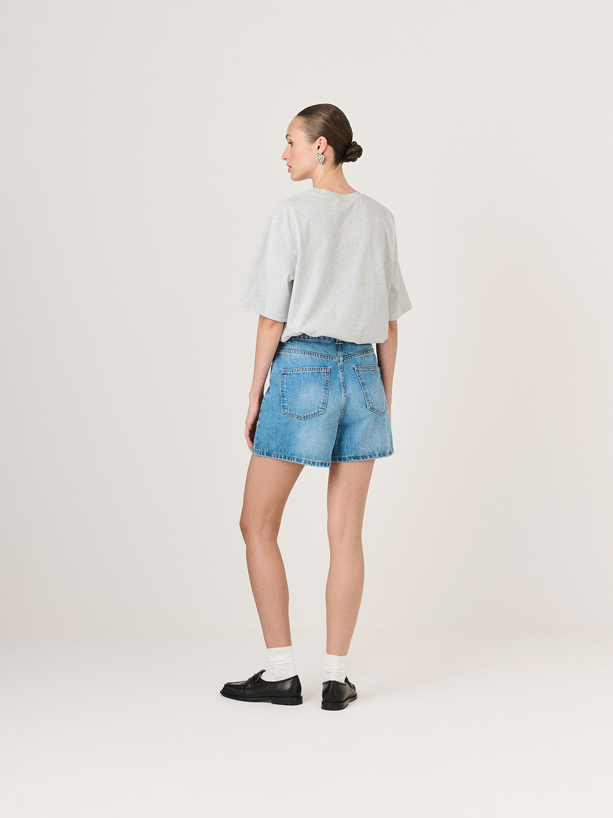T-SHIRT LUCY LIGHT GREY MELANGE