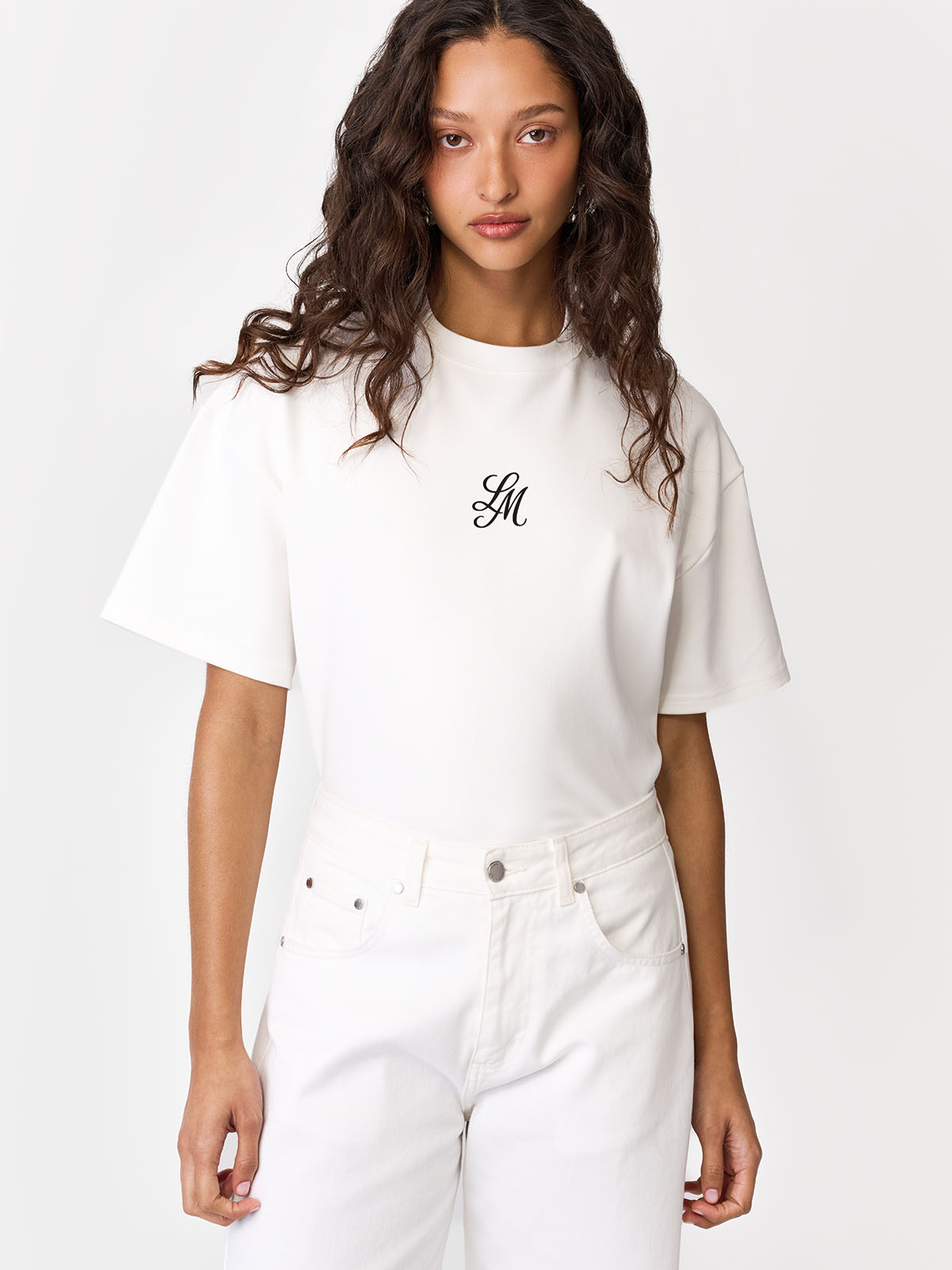 T-SHIRT HOLT OFF WHITE