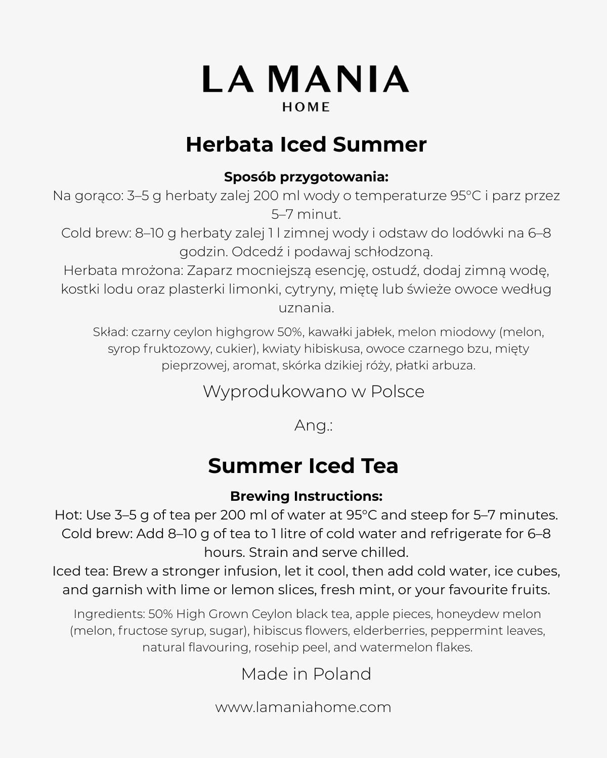 Iced Summer Watermelon Mint Tea