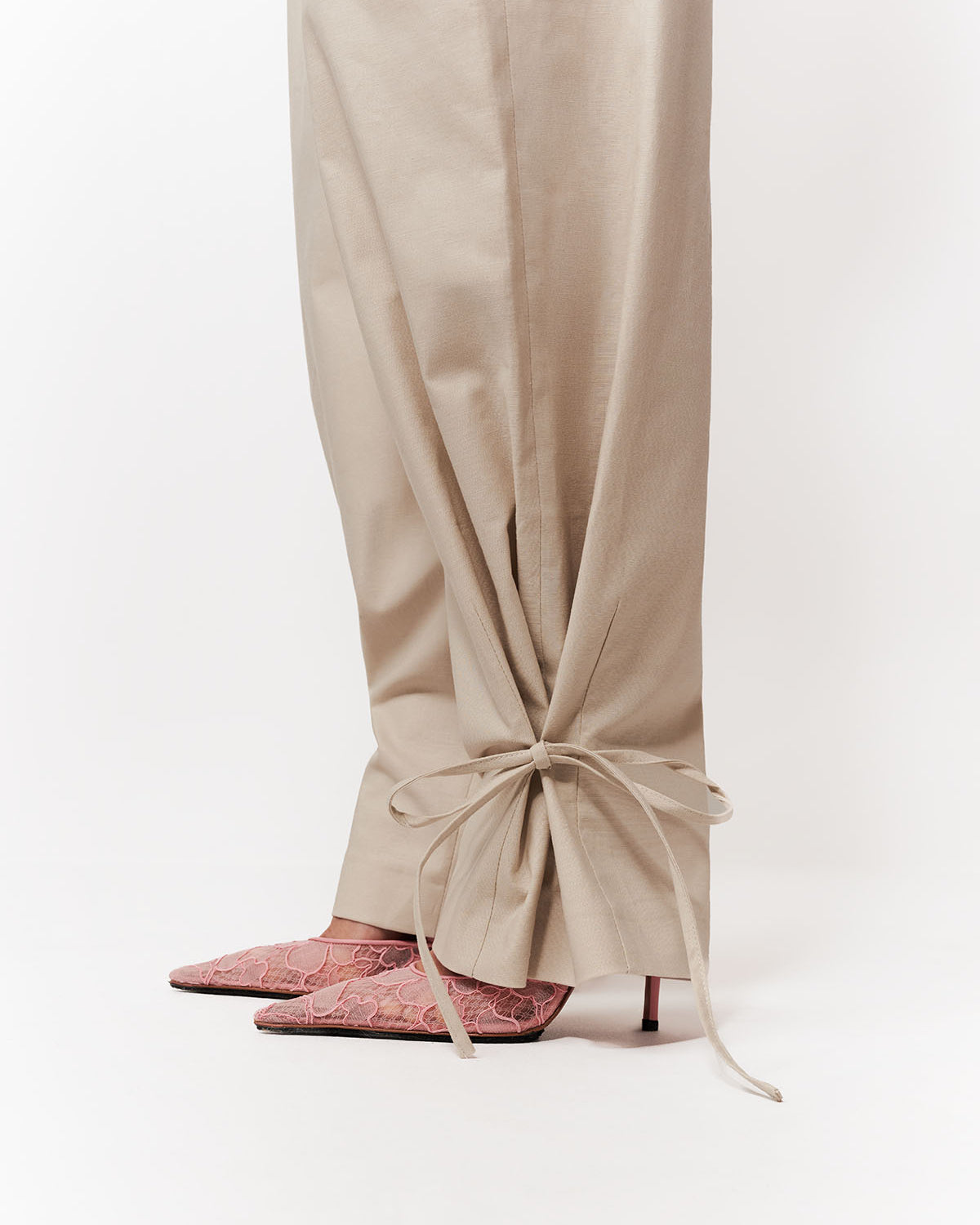 SPODNIE JOAN STONE BEIGE