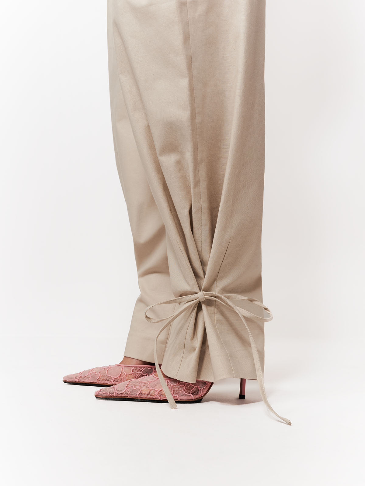 SPODNIE JOAN STONE BEIGE