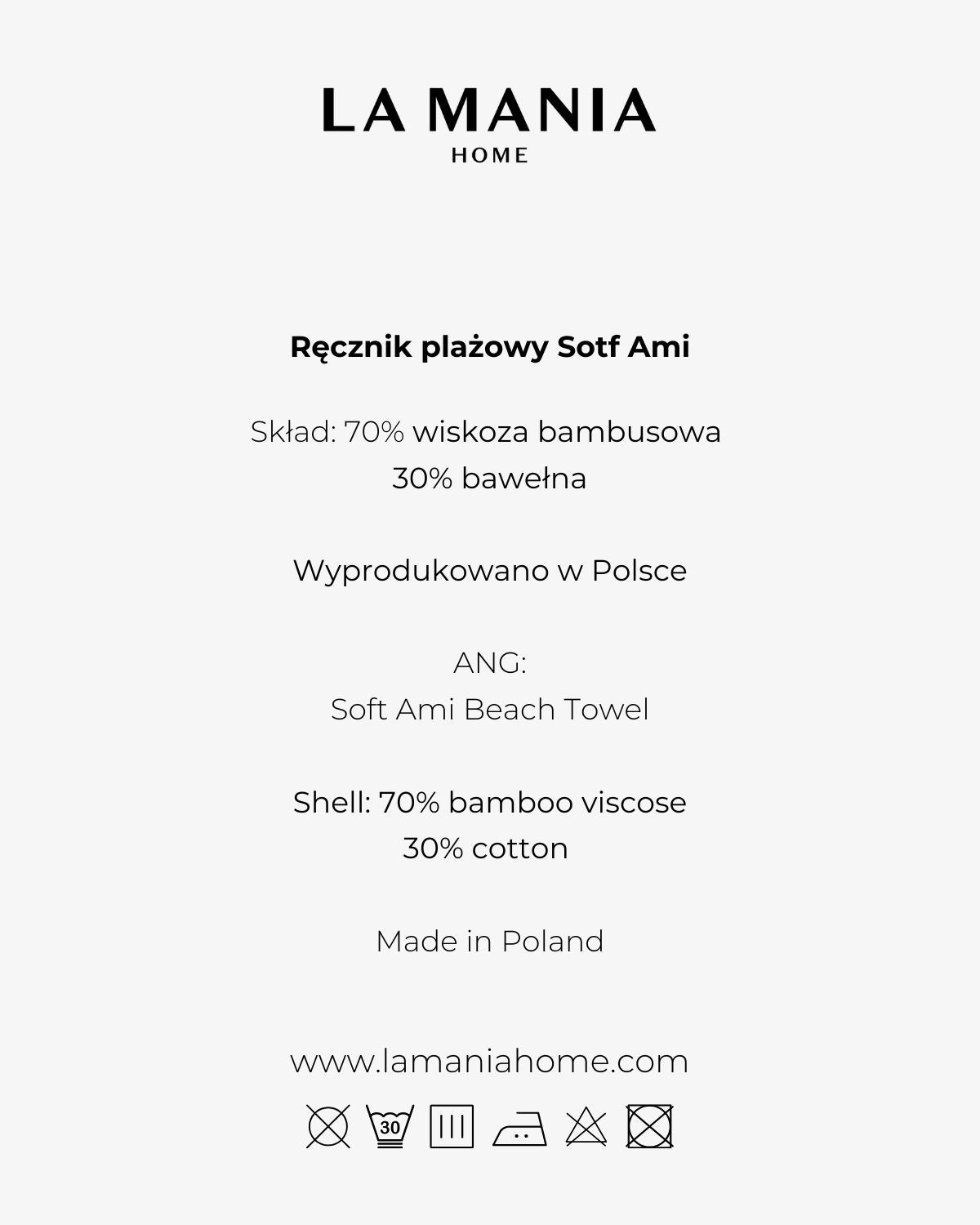 Ręcznik plażowy Soft Ami