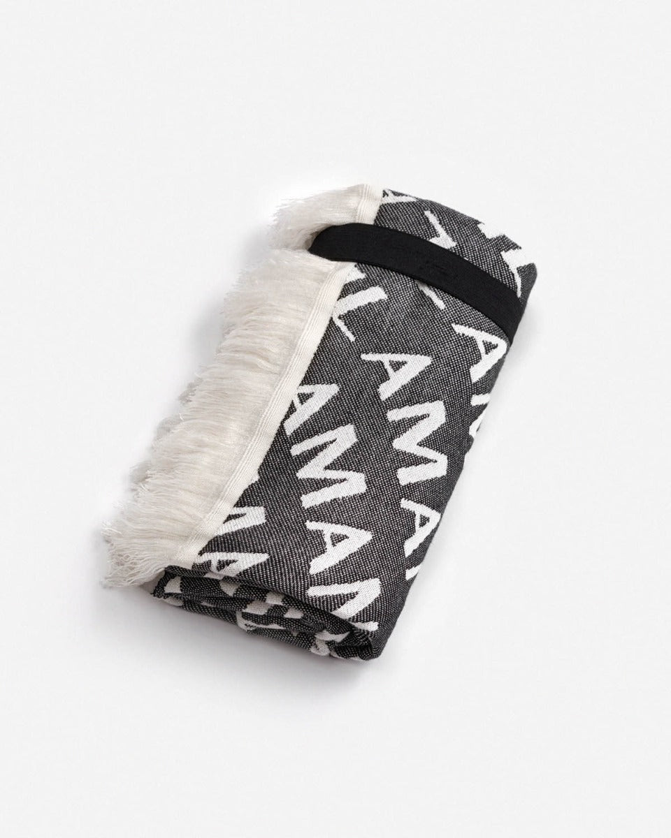 Ręcznik plażowy Soft Black