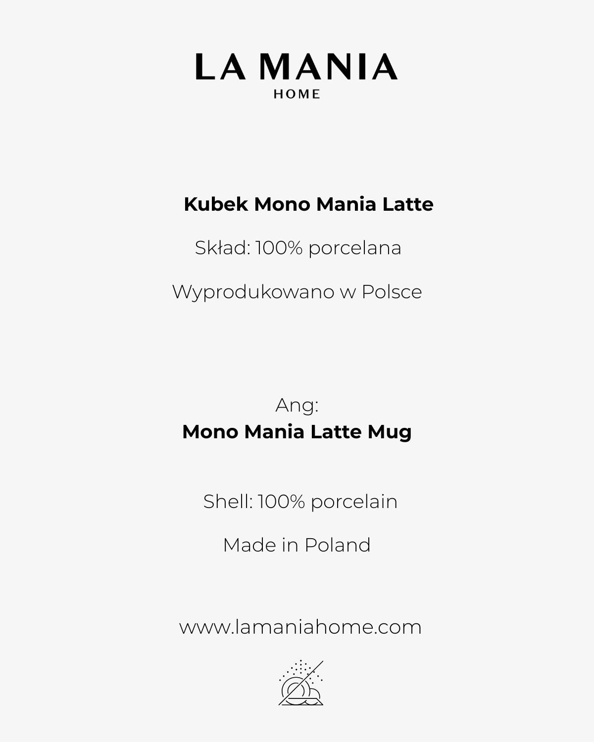 Mono Mania Latte Mug