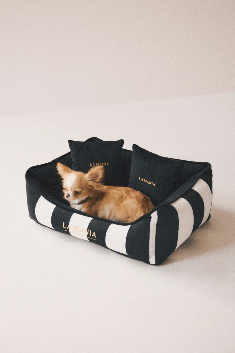 Legowisko dla psa Stripes Black S